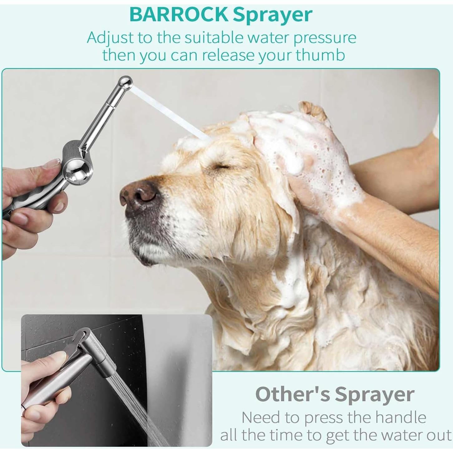 Rociador de Bidet Manual Barrock Cromo 7 Orificios