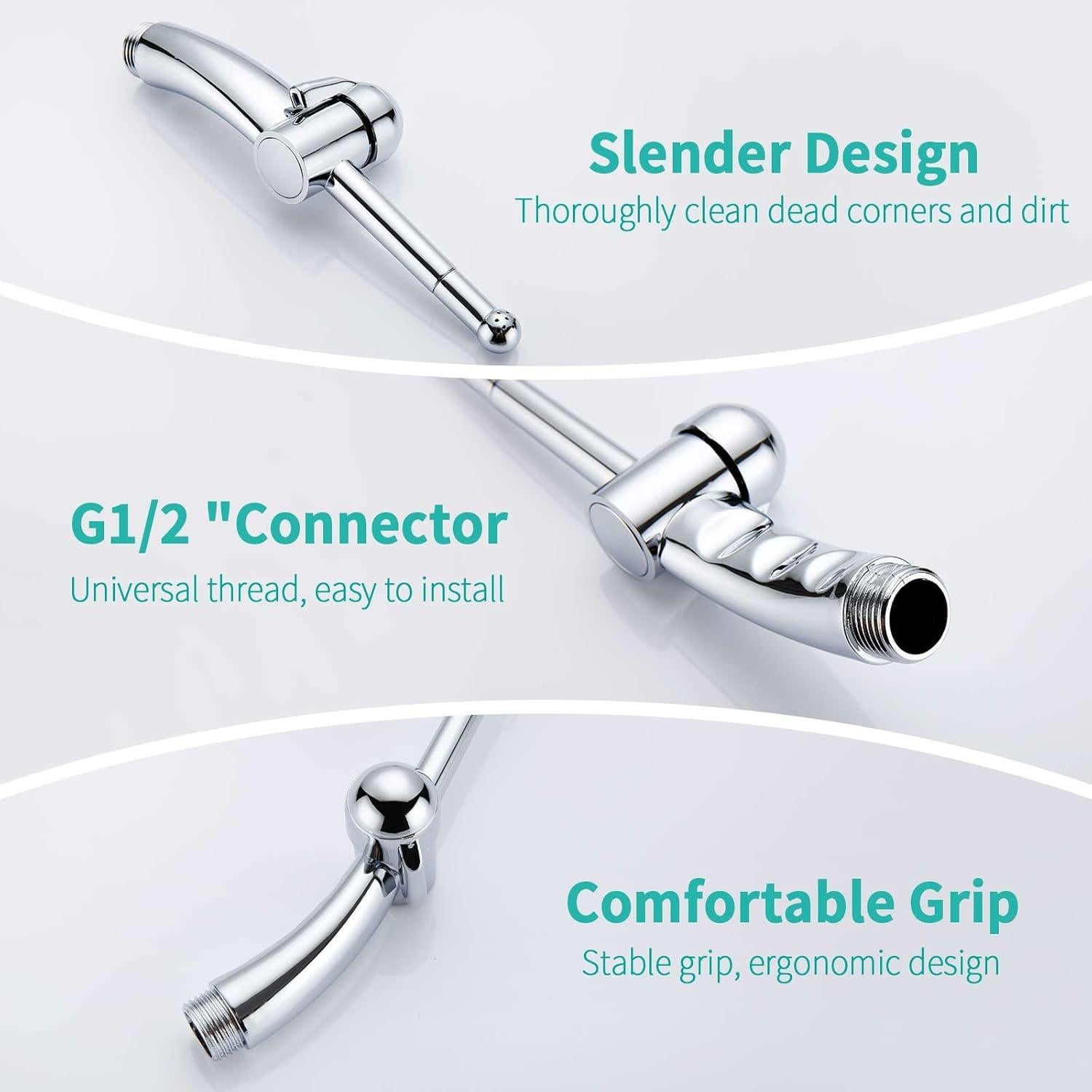 Rociador de Bidet Manual Barrock Cromo 7 Orificios