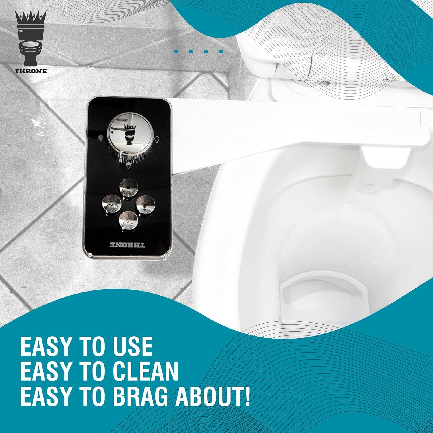 Accesorio de Bidet Throne KGxTHRONE Doble Boquilla Negro