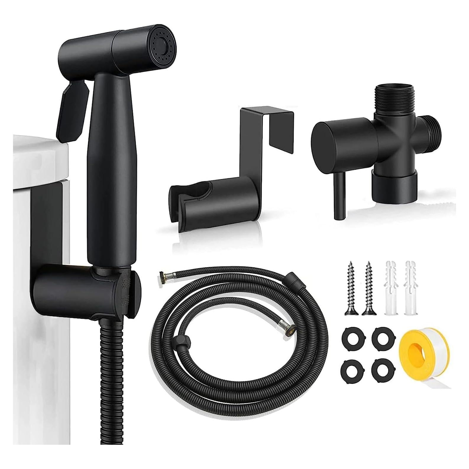 Rociador de Bidet WEISTERLLY con Manguera 152 cm Negro
