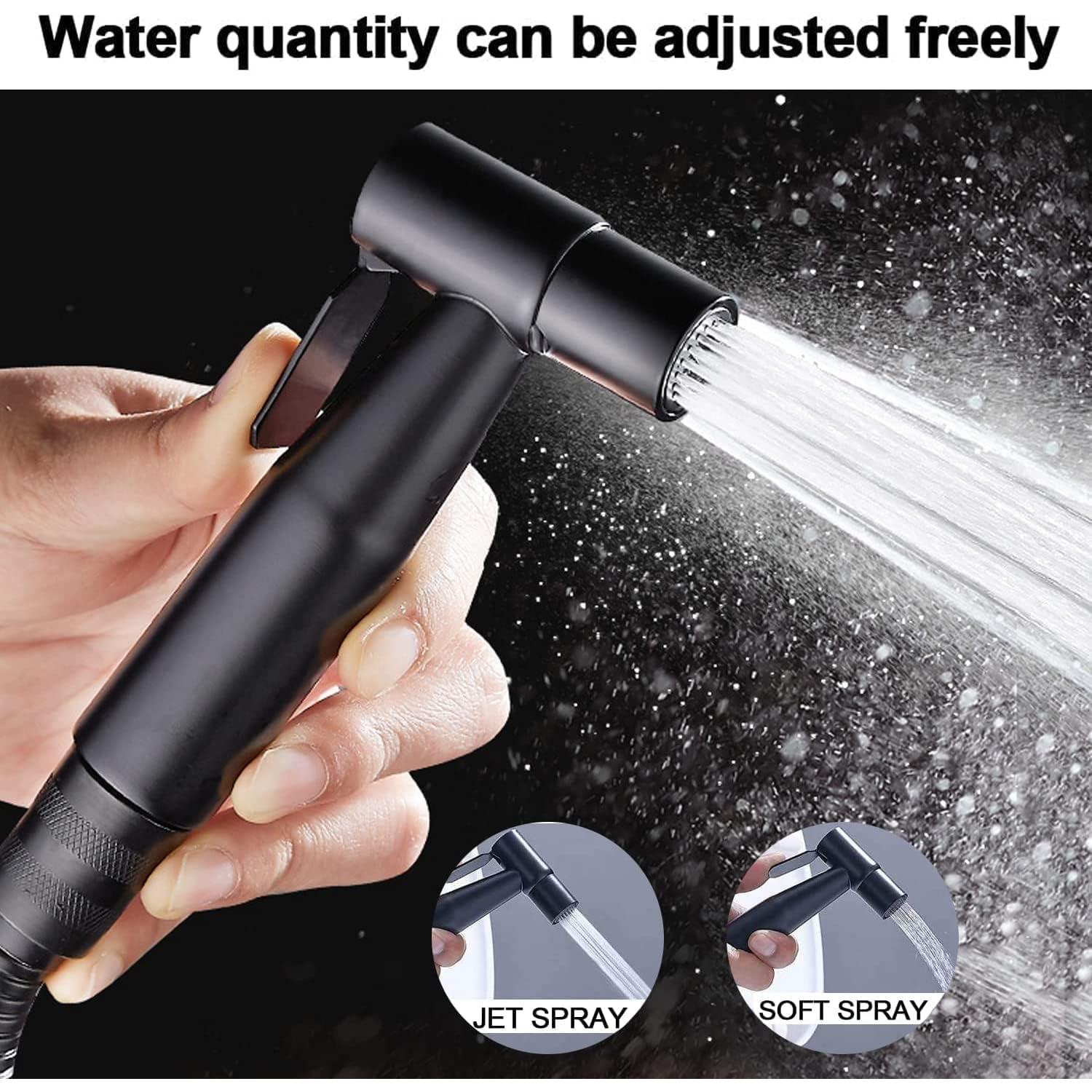 Rociador de Bidet WEISTERLLY con Manguera 152 cm Negro