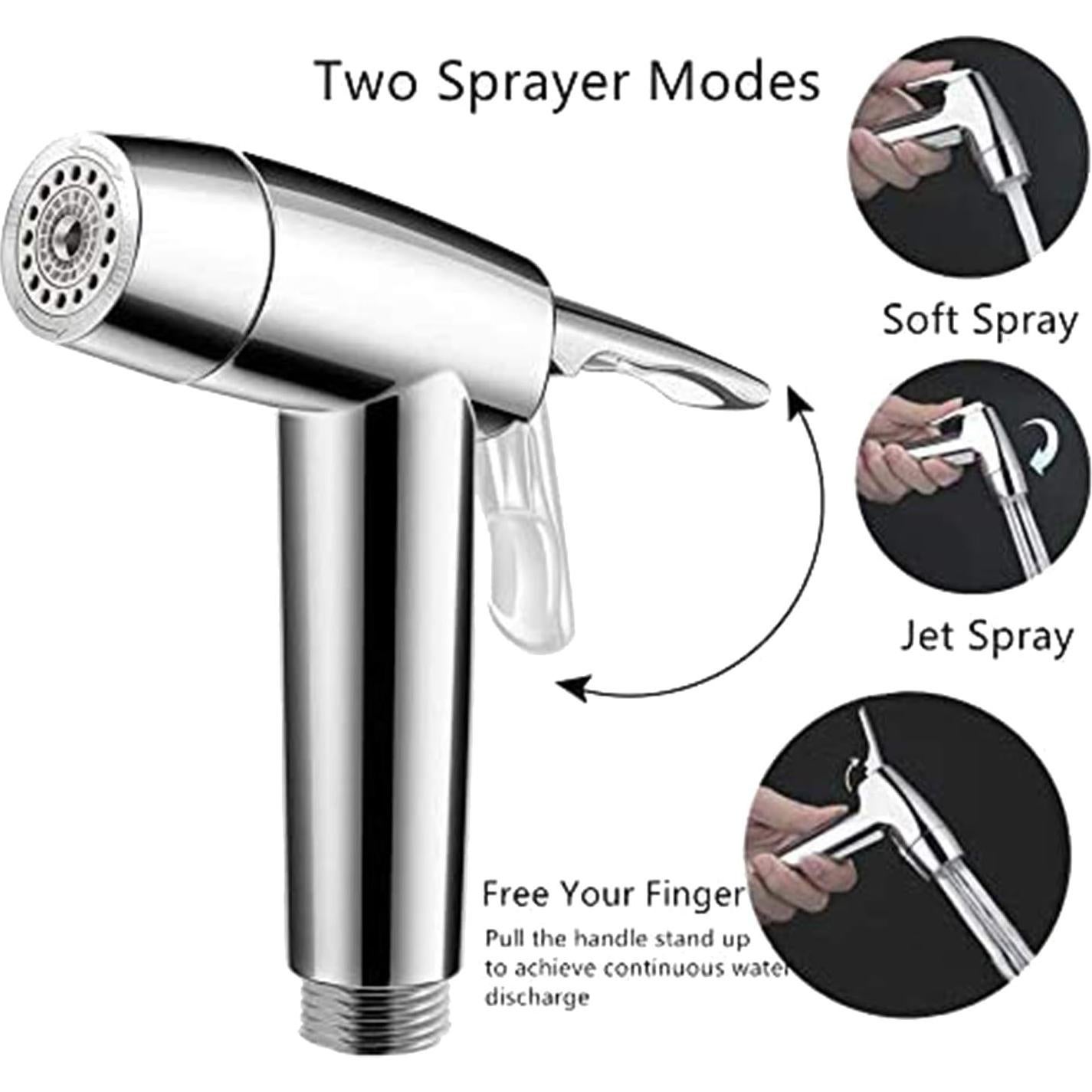 Rociador de Bidet de Mano ABSOK con Manguera 1.5m y Soporte