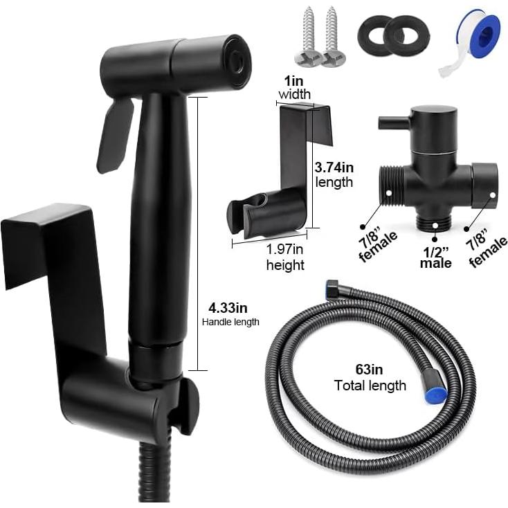 Rociador de Bidet de Mano Deals & Fixtures Acero Inoxidable