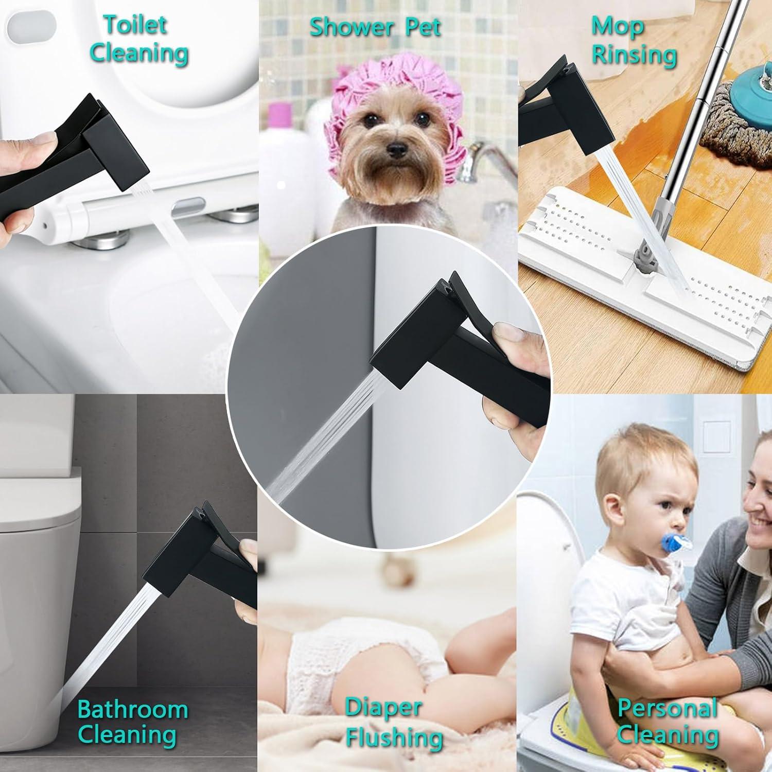 Rociador de Bidet Manual Barrock Acero Inoxidable 149,86 cm