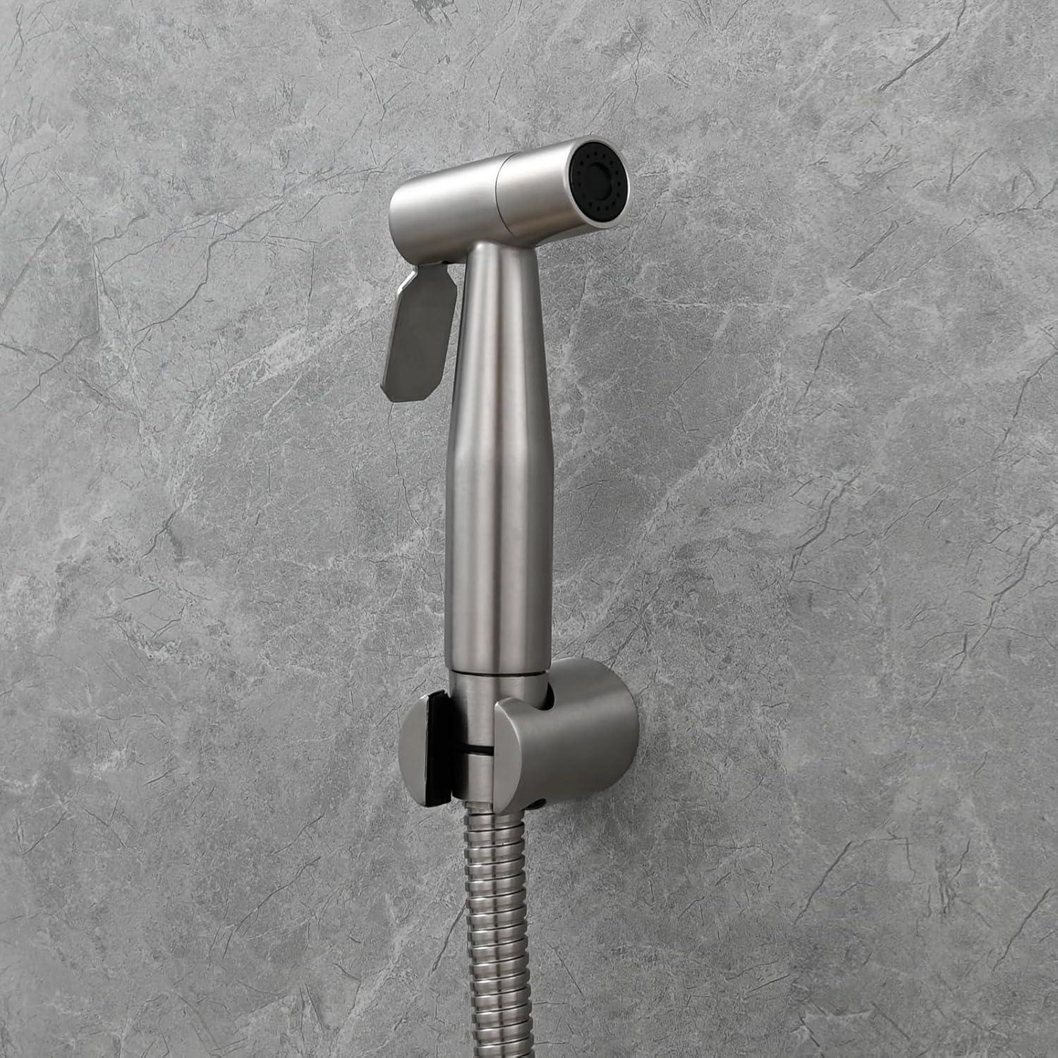 Rociador de Bidet de Mano Tecmolog Acero Inoxidable WS024