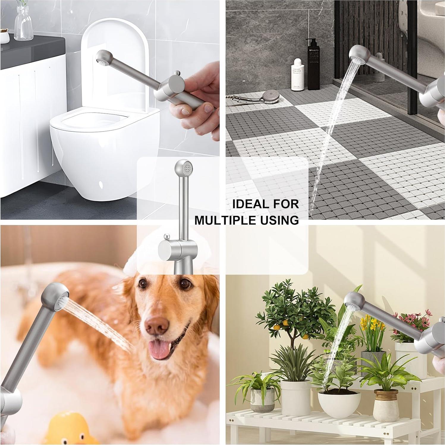 Rociador de Bidet de Mano BWE H-7807-N Níquel Cepillado