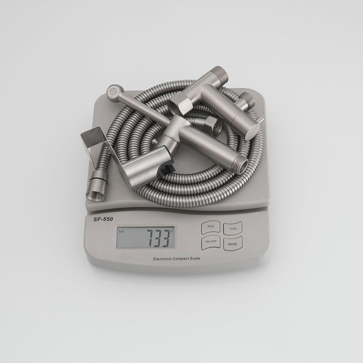 Rociador de Bidet de Mano BWE H-7807-N Níquel Cepillado