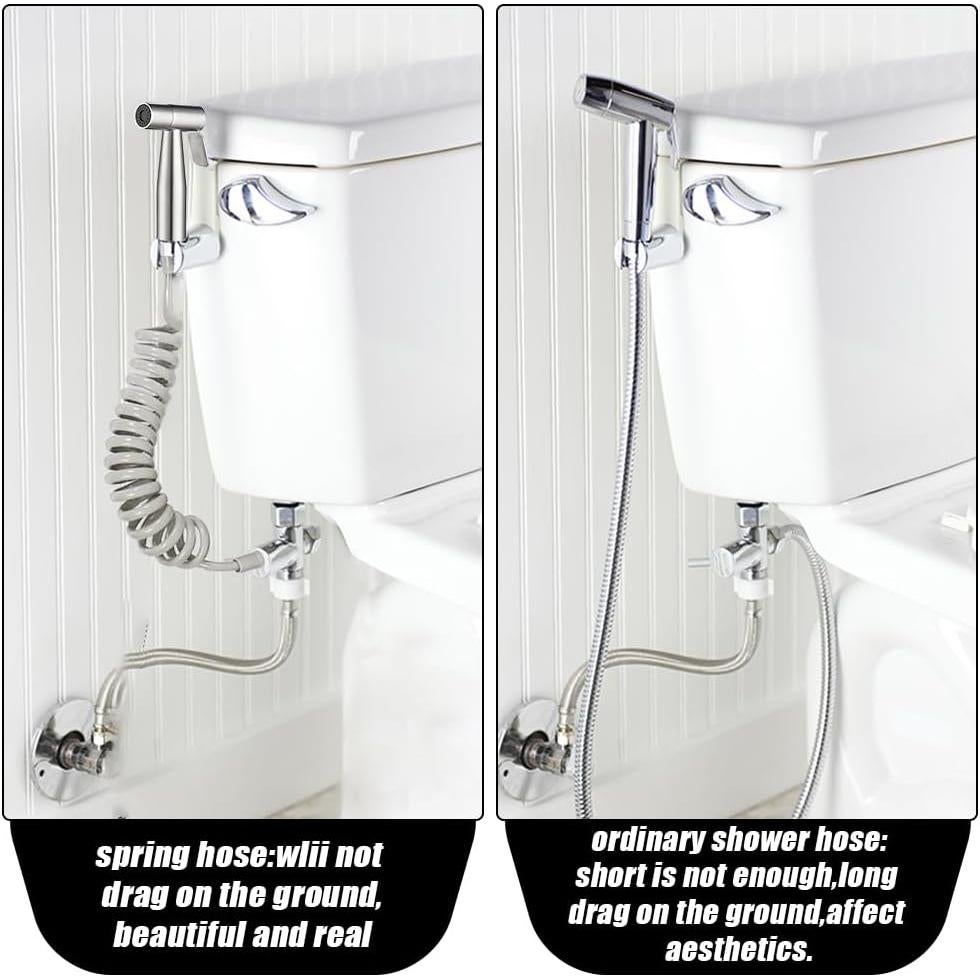 Rociador de Bidet de Mano MUMENG Acero Inoxidable Ajustable