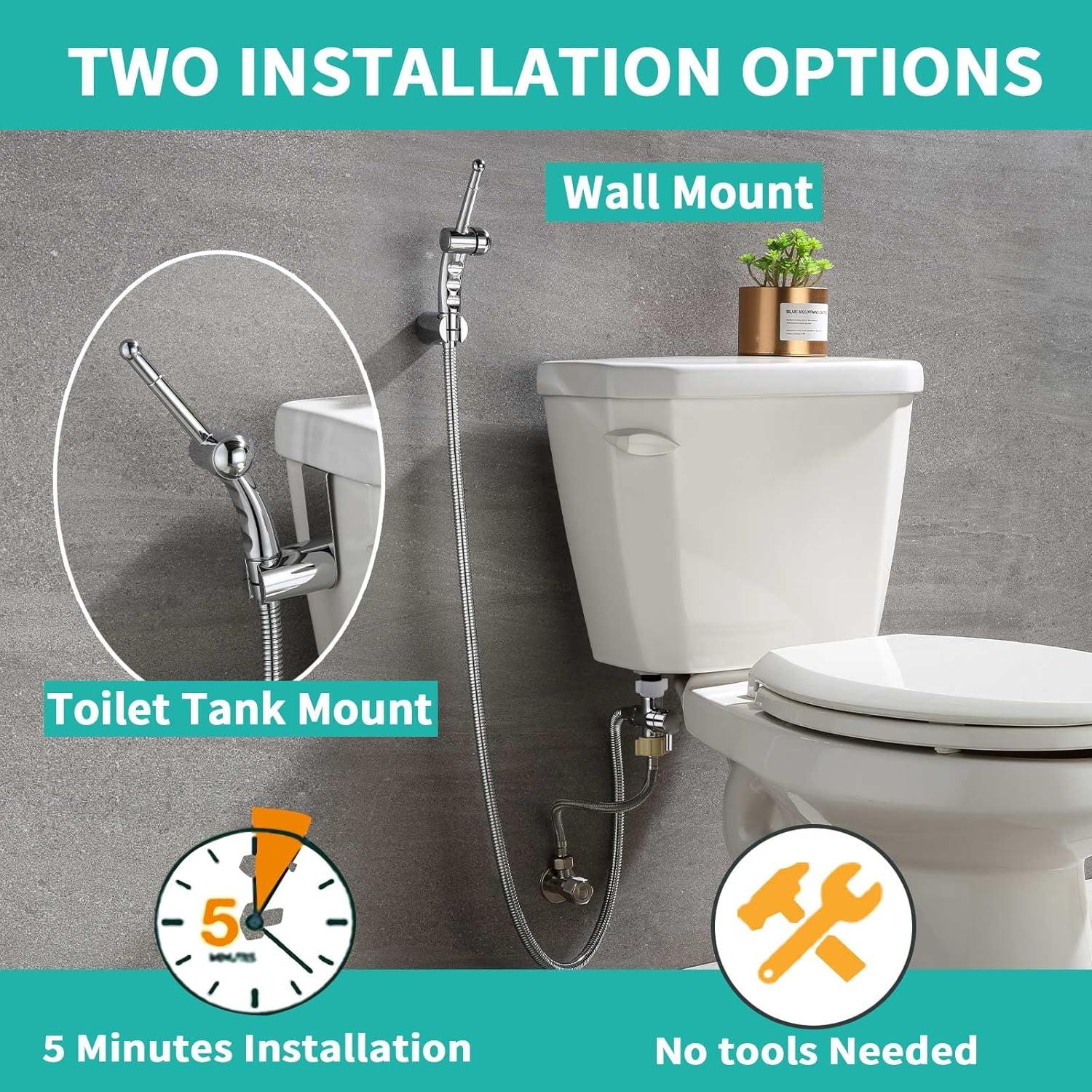 Rociador de Bidet de Mano BARROCK con Manguera 119 cm