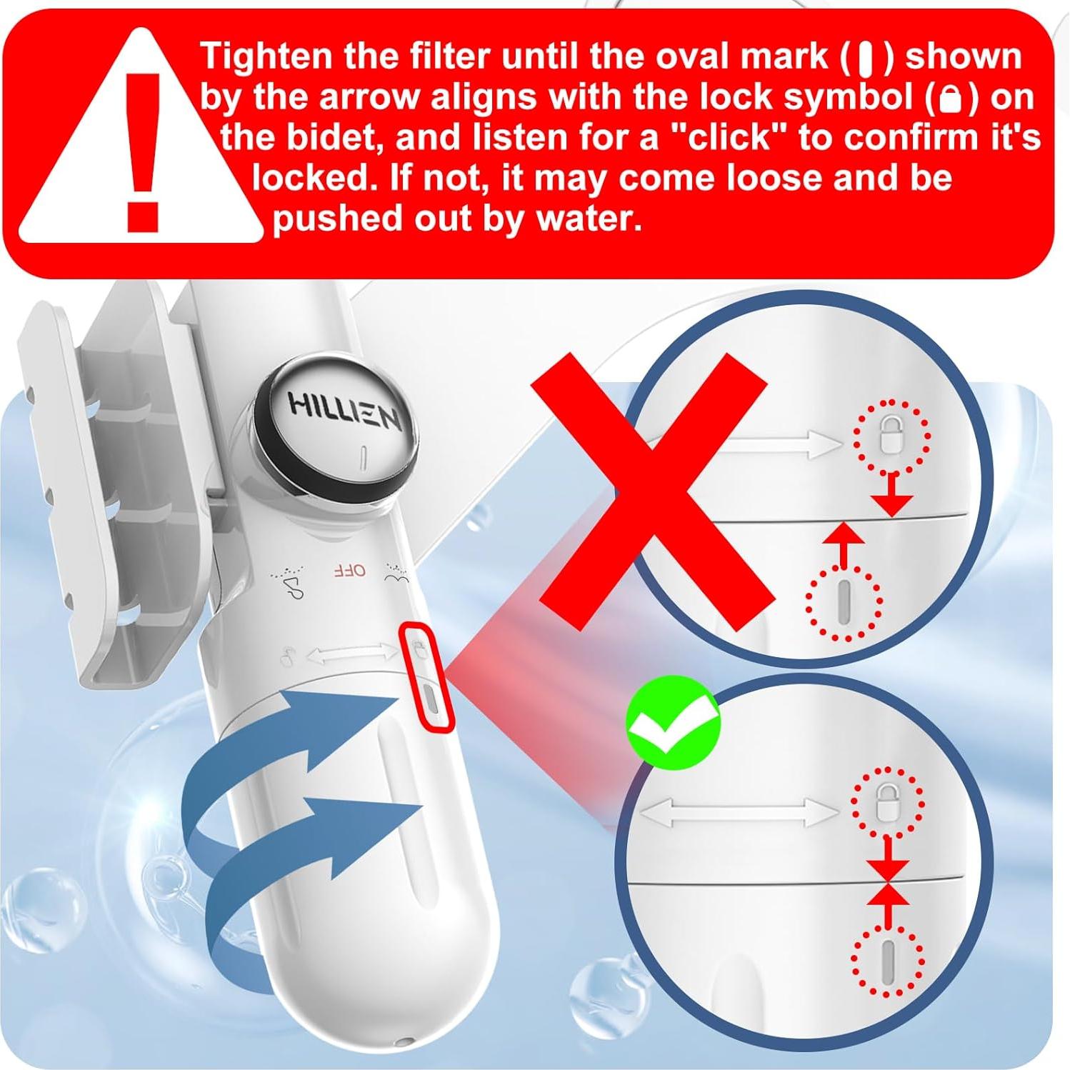 Accesorio de Bidet Xiamen Shuile Ultra Delgado con Filtro