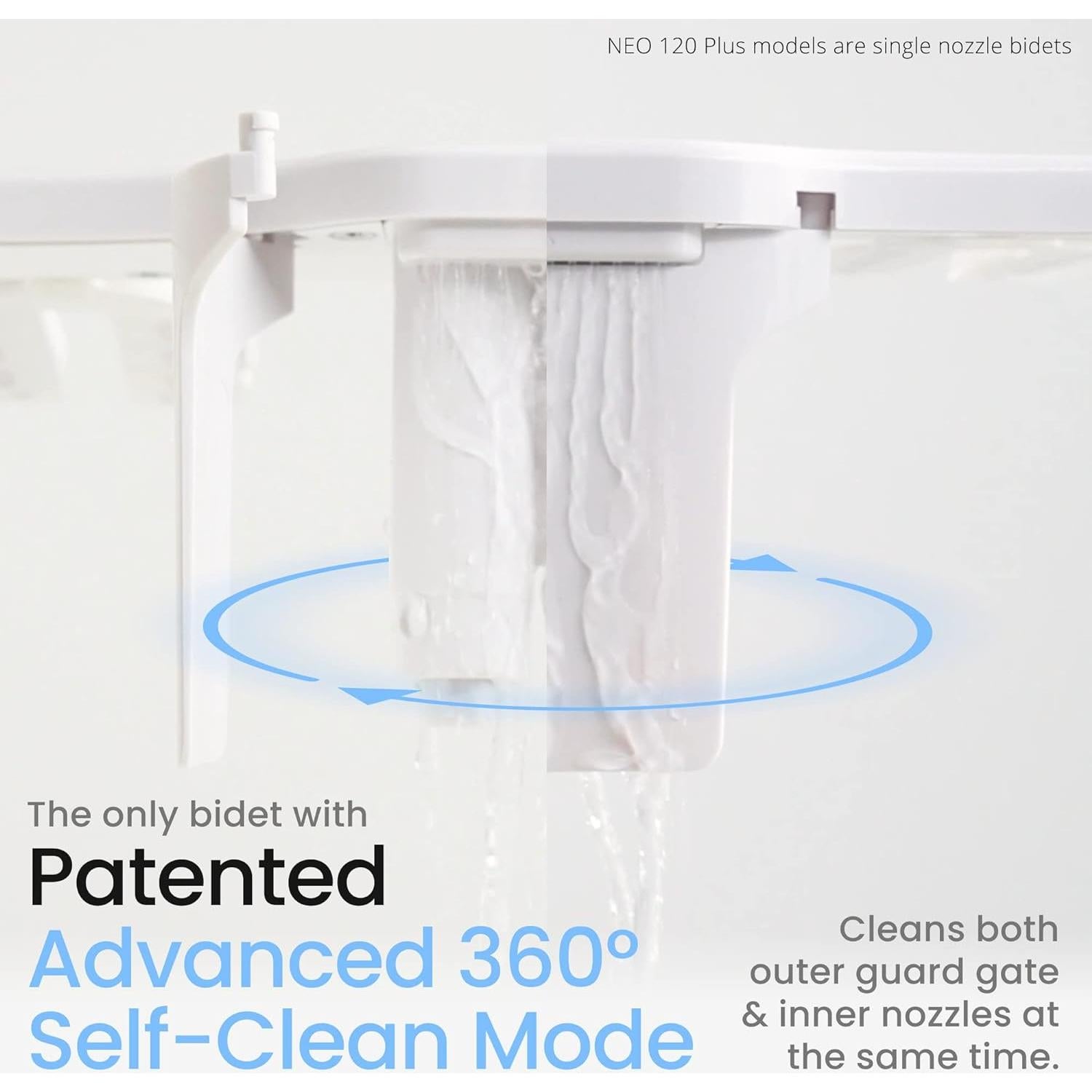 Bidet LUXE NEO 185 Plus Cromo - Autolimpieza 360°