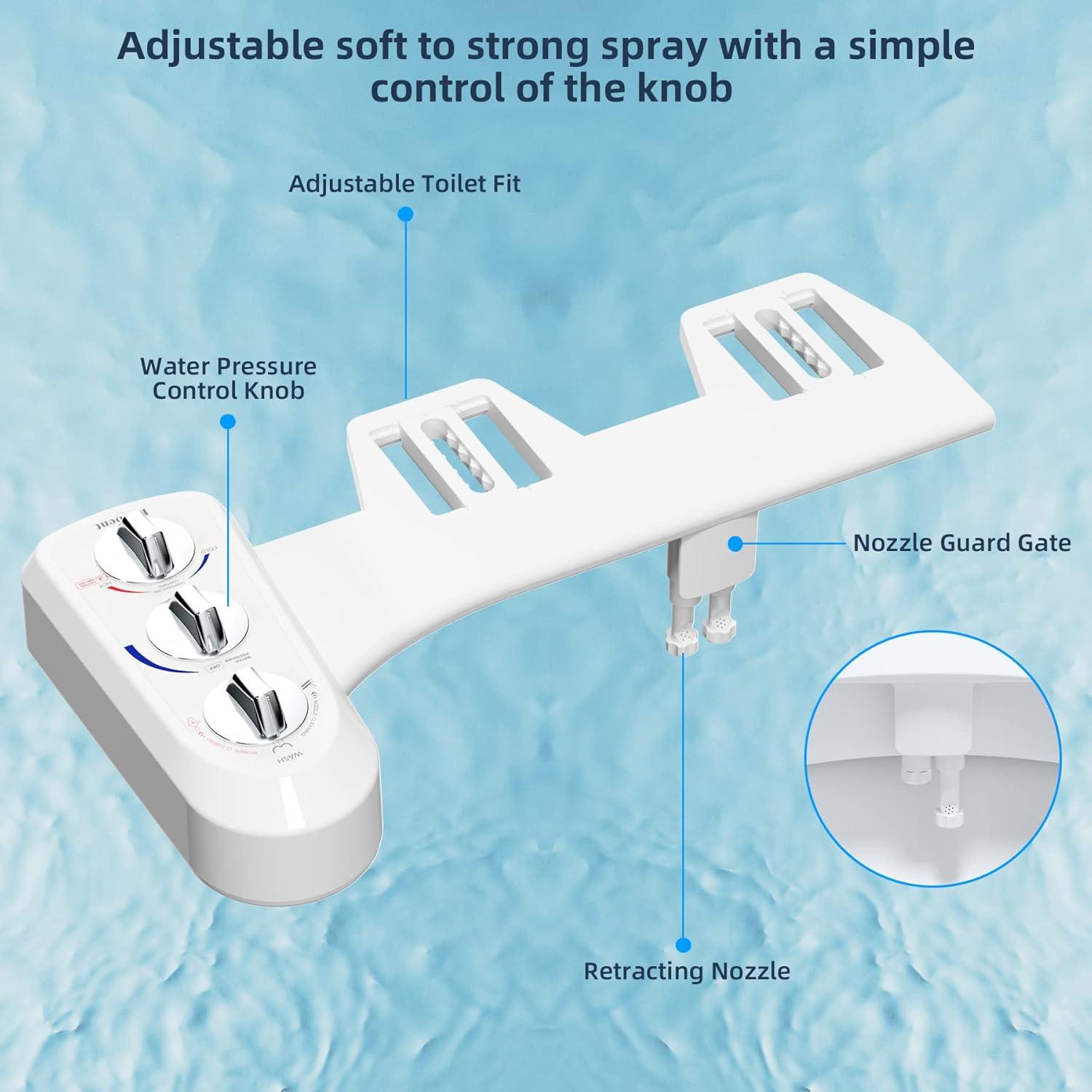Accesorio de Bidet Hibbent JBY2000, Agua Fría y Caliente