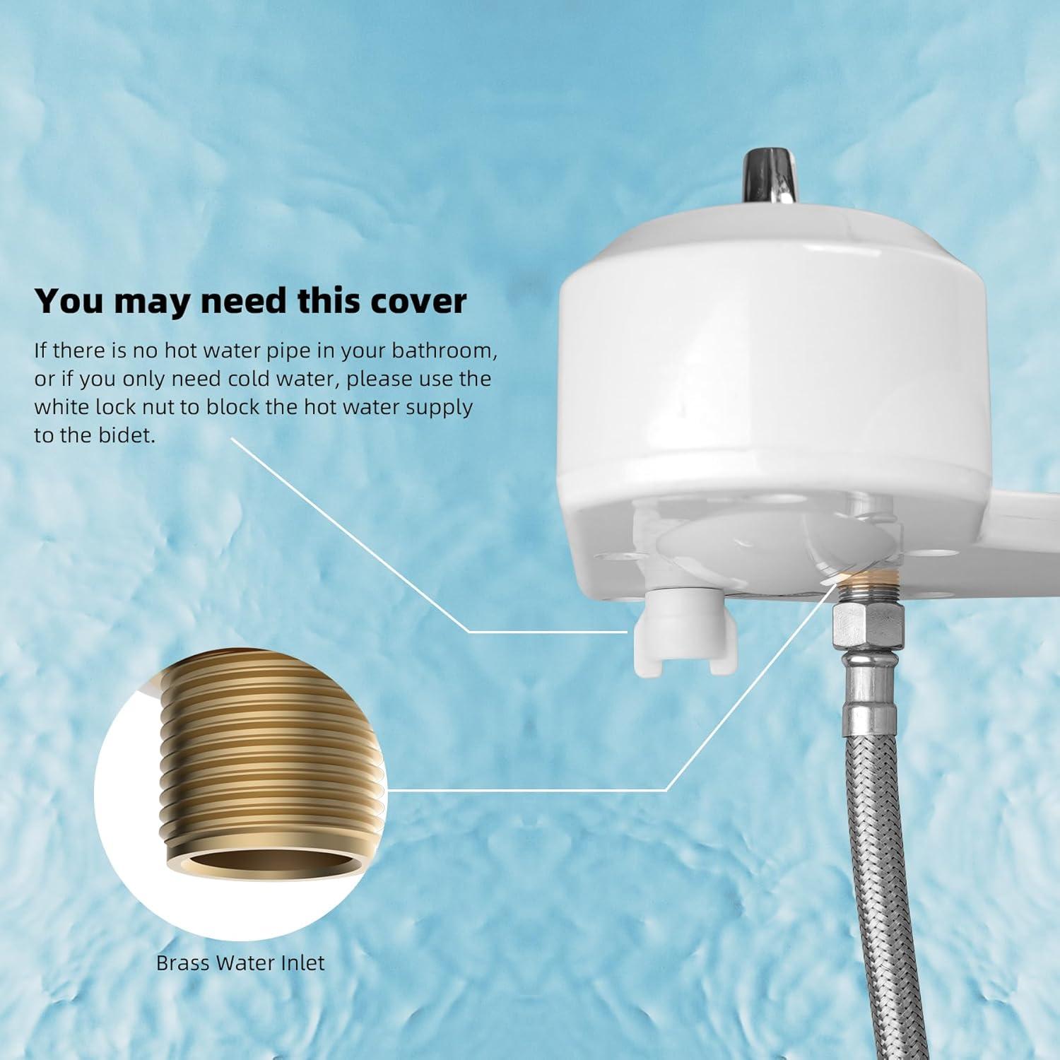 Accesorio de Bidet Hibbent JBY2000, Agua Fría y Caliente