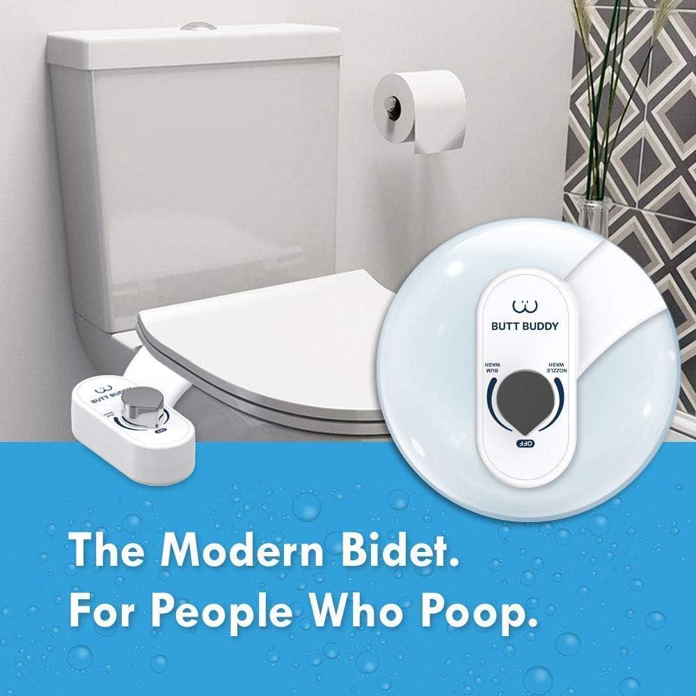 Bidet de Agua Fresca Butt Buddy - Instalación Fácil, Universal