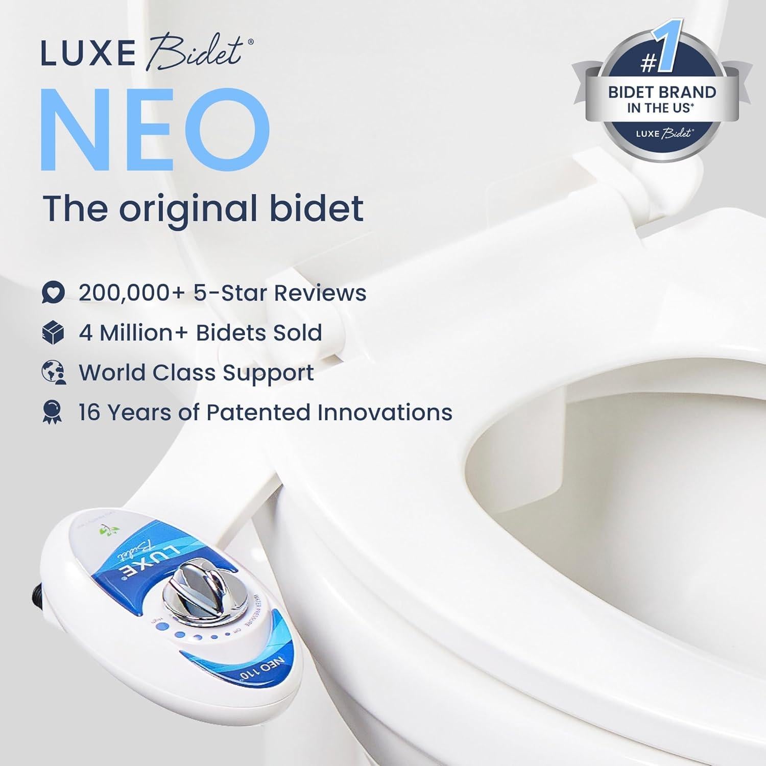 Bidet Luxe NEO 110 Azul - Accesorio No Eléctrico Ajustable