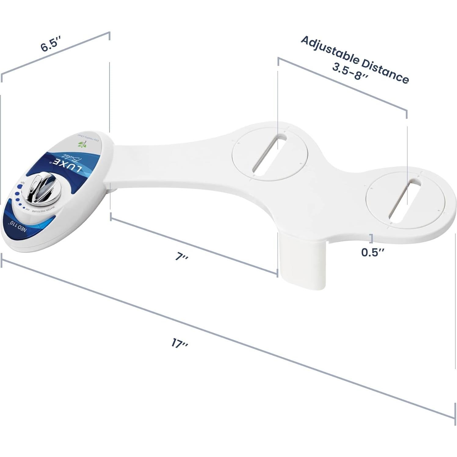 Bidet Luxe NEO 110 Azul - Accesorio No Eléctrico Ajustable