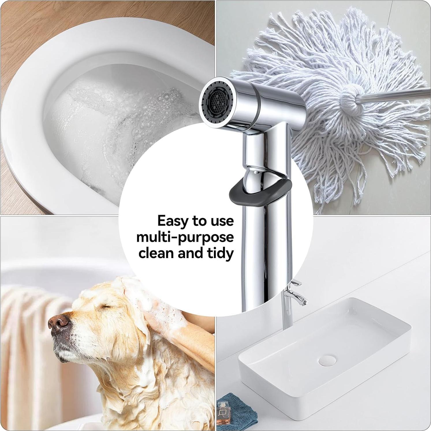 Rociador de Bidet de Mano ENSCFUNNY HB-241 Cromo