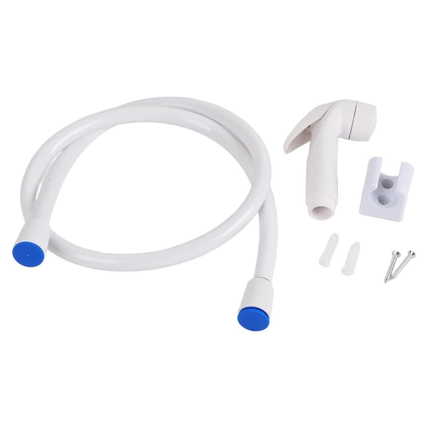 Rociador de Bidet de Mano Qiter Blanco 97cm Montaje Pared