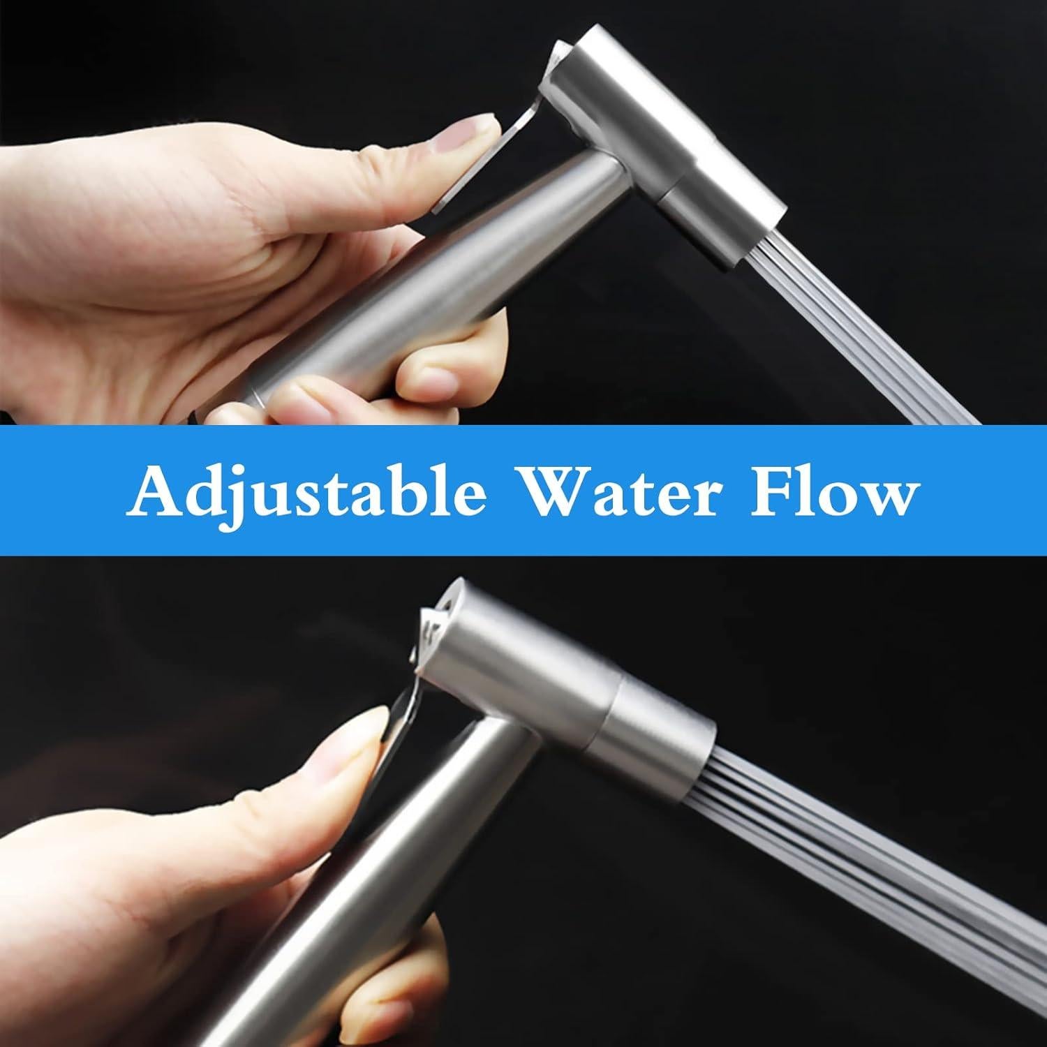 Spray Bidet de Mano Ikaufen Acero Inoxidable Ajustable