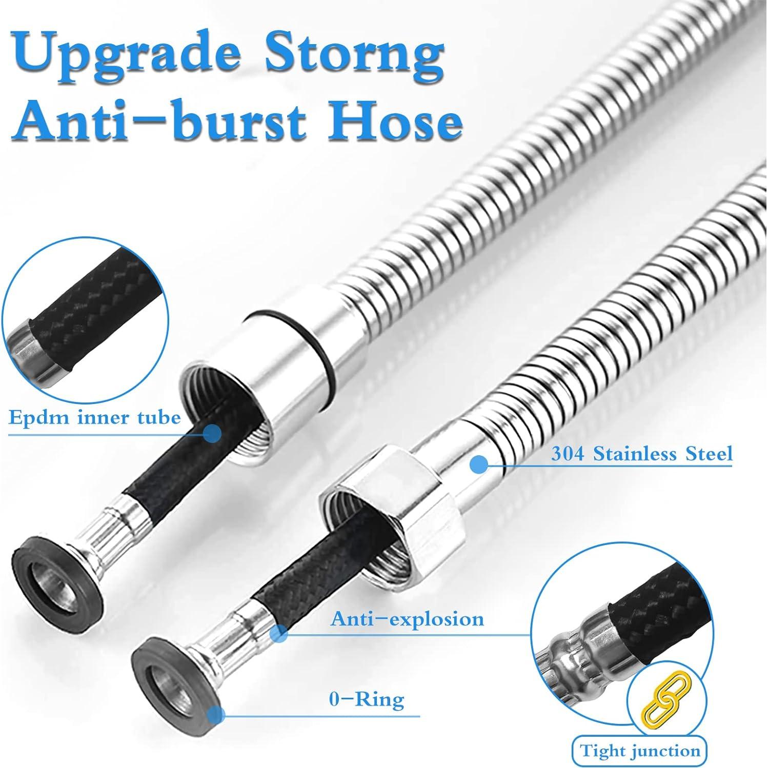 Spray Bidet de Mano Ikaufen Acero Inoxidable Ajustable