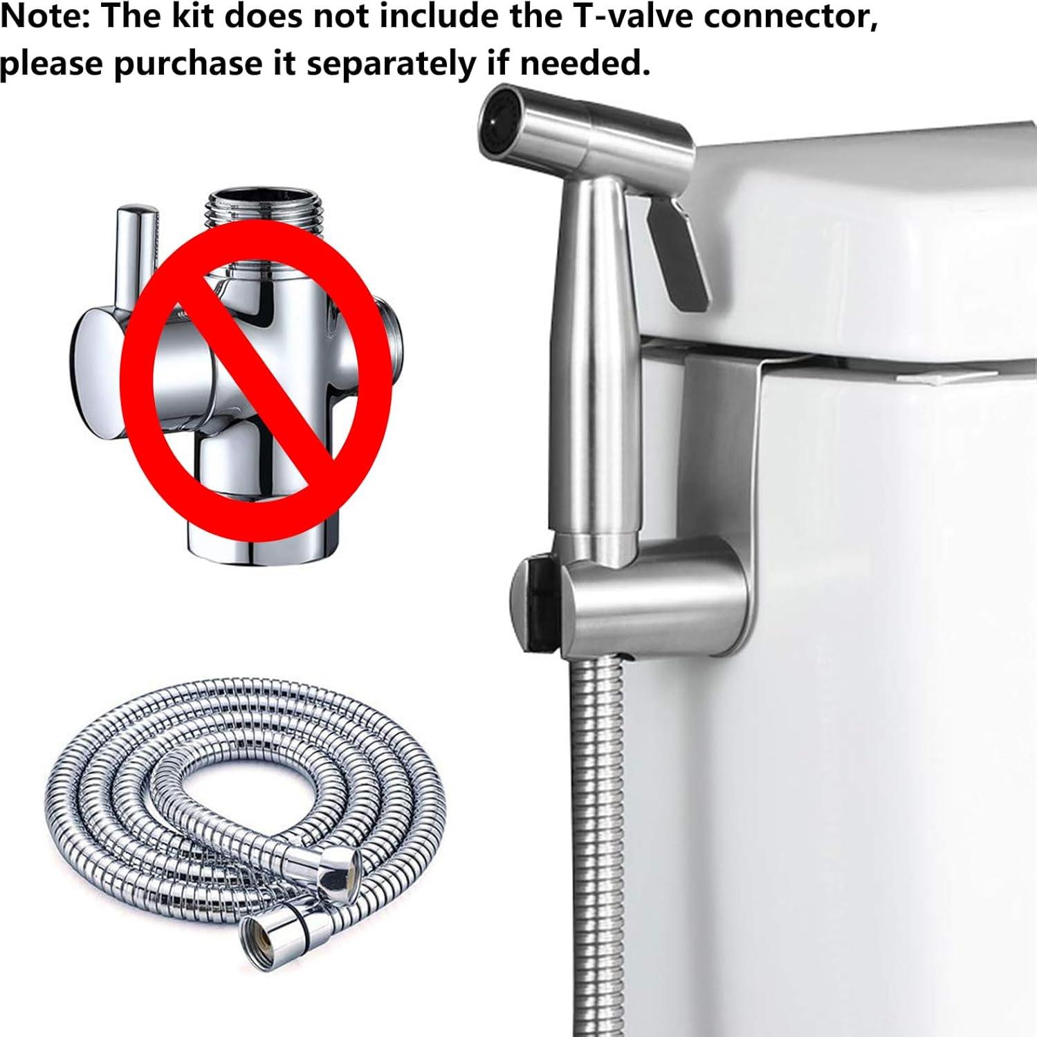 Rociador de Bidet de Mano ABSOK con Manguera 1.5m y Soporte