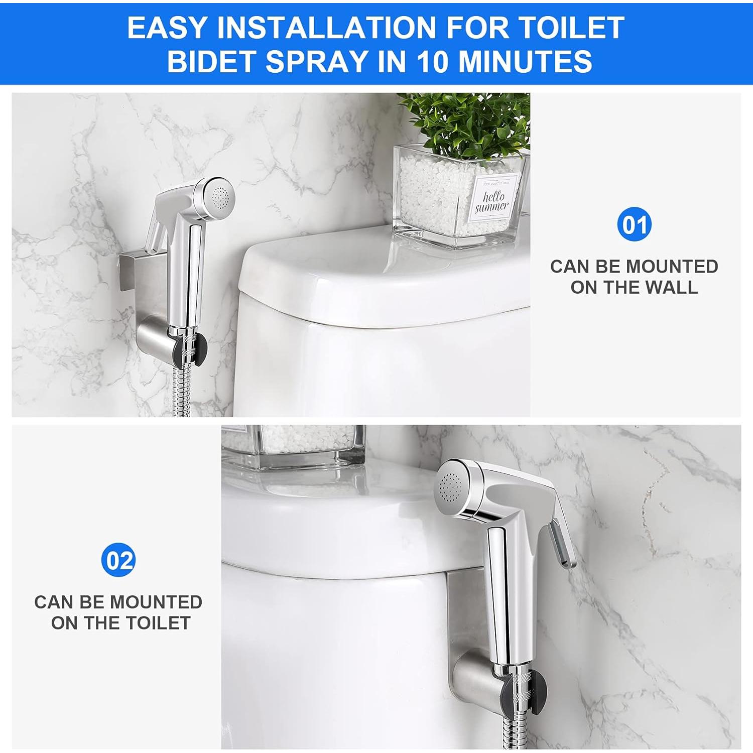 Rociador de Bidet de Mano BOONNY con Manguera 149 cm