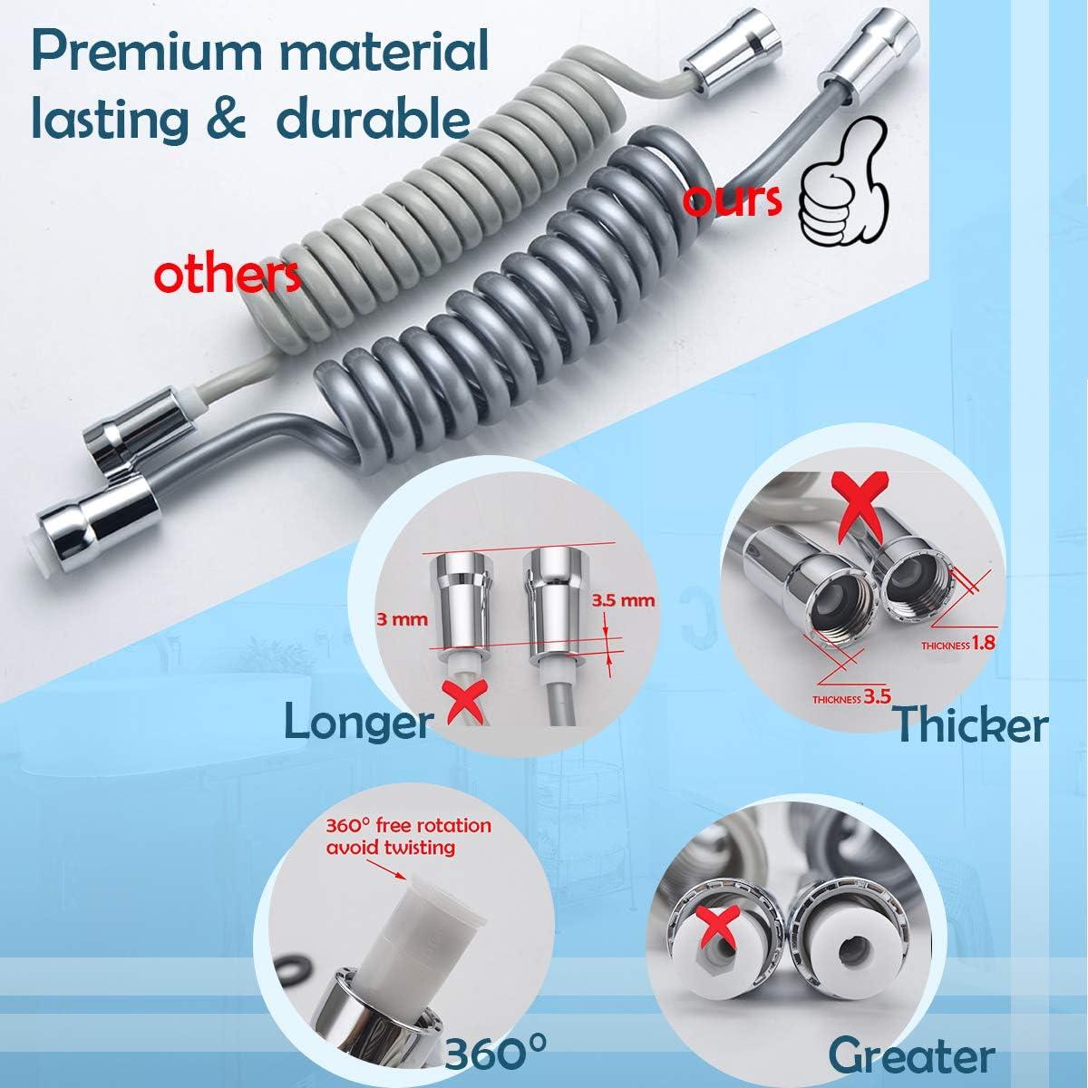 Manguera de Bidet Flexible Xcellent Global 2m Gris