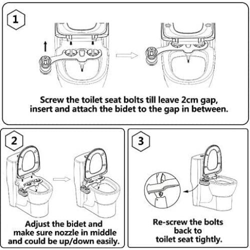 Accesorio de Bidet Apure AB121 Agua Caliente y Fría