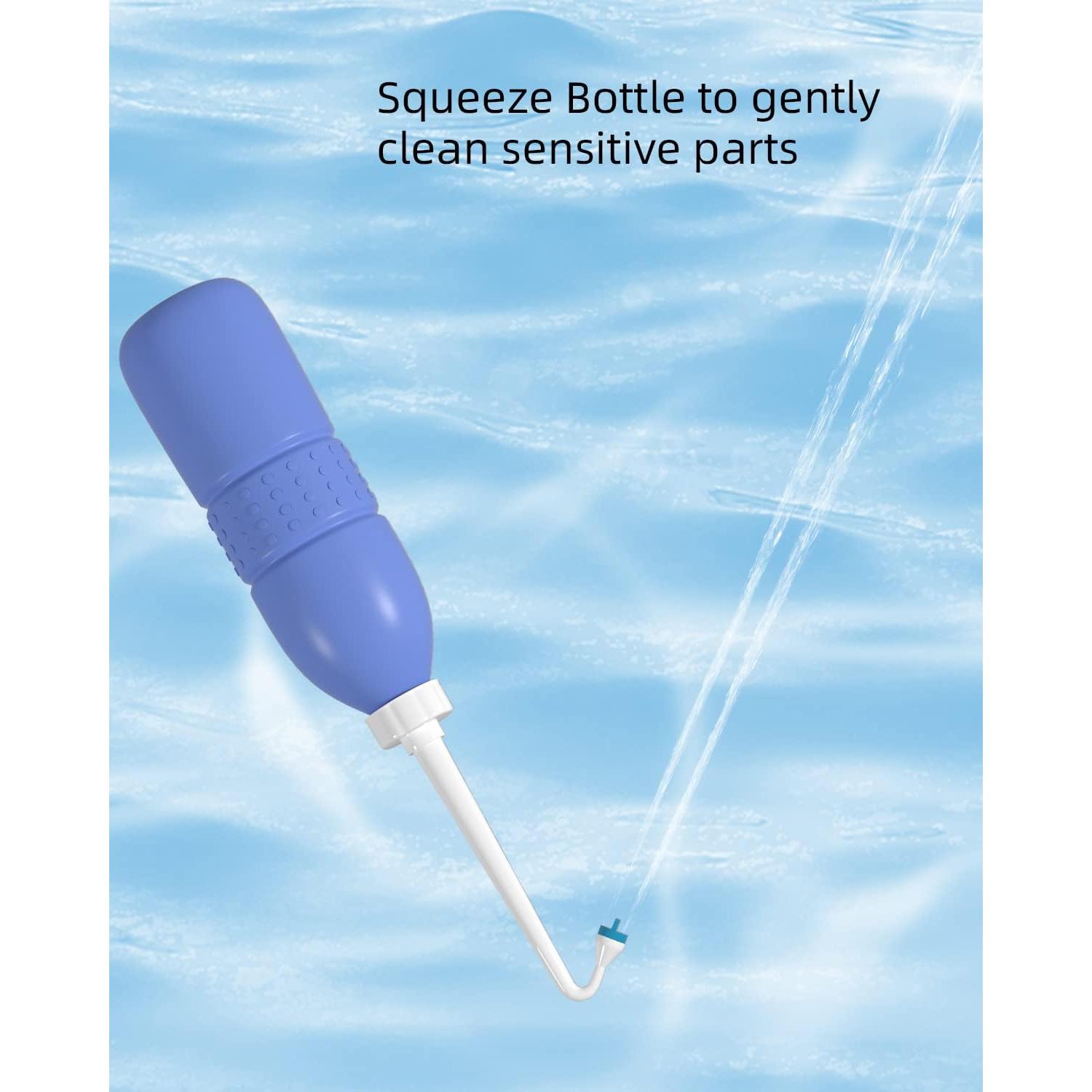 Bidet Portátil Hibbent 620ml con Boquilla Retráctil