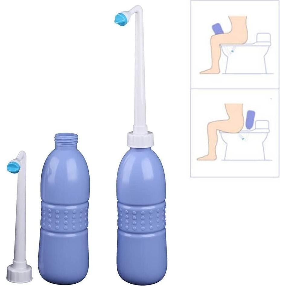 Bidet Portátil Hibbent 620ml con Boquilla Retráctil