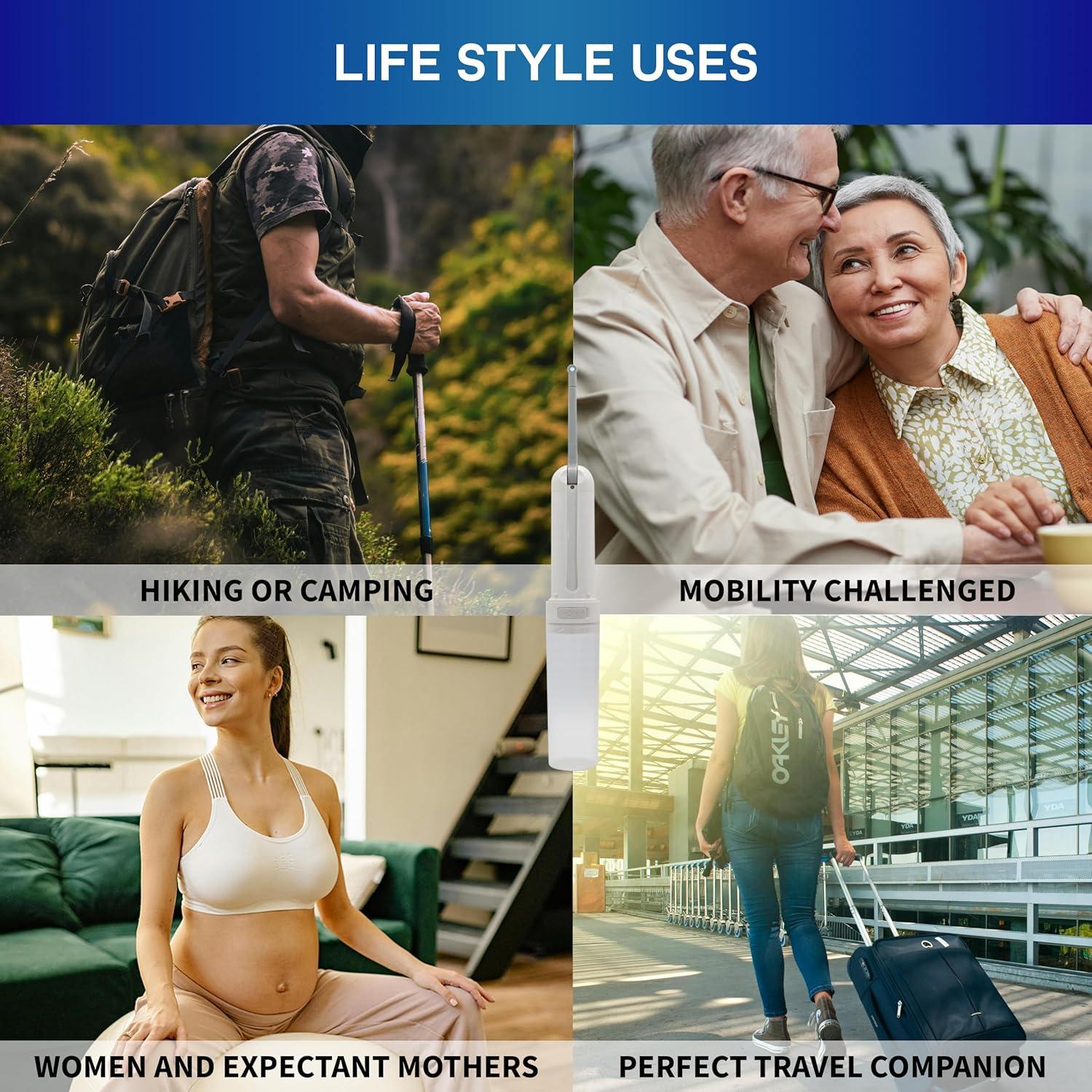 Bidet Portátil Travel Butty TB100 - 3 Modos de Presión