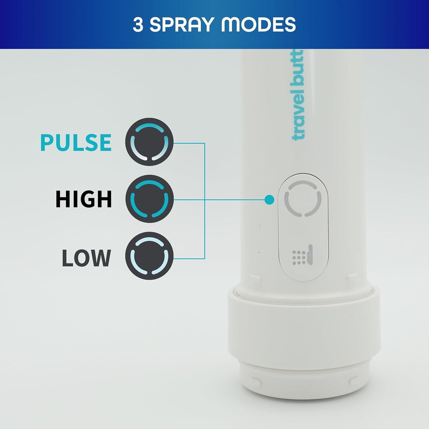 Bidet Portátil Travel Butty TB100 - 3 Modos de Presión