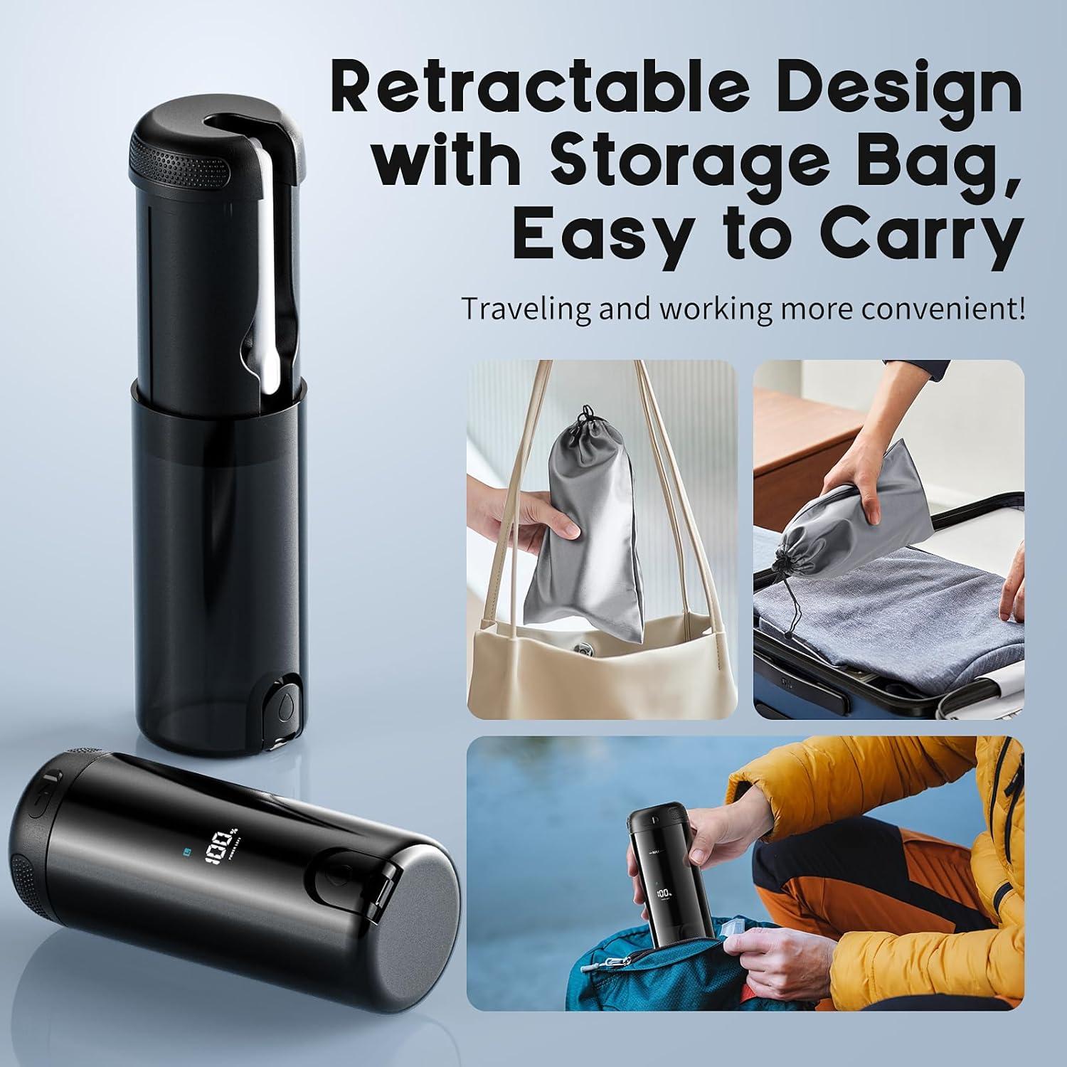 Bidet Portátil Eléctrico Yaej B10 250ml 5 Modos Negro