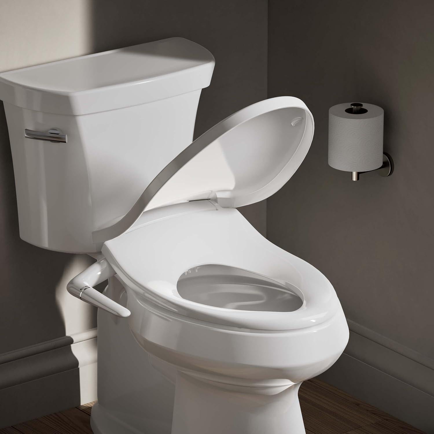 Asiento de Inodoro Bidet Kohler PureWash M250 Alargado Blanco