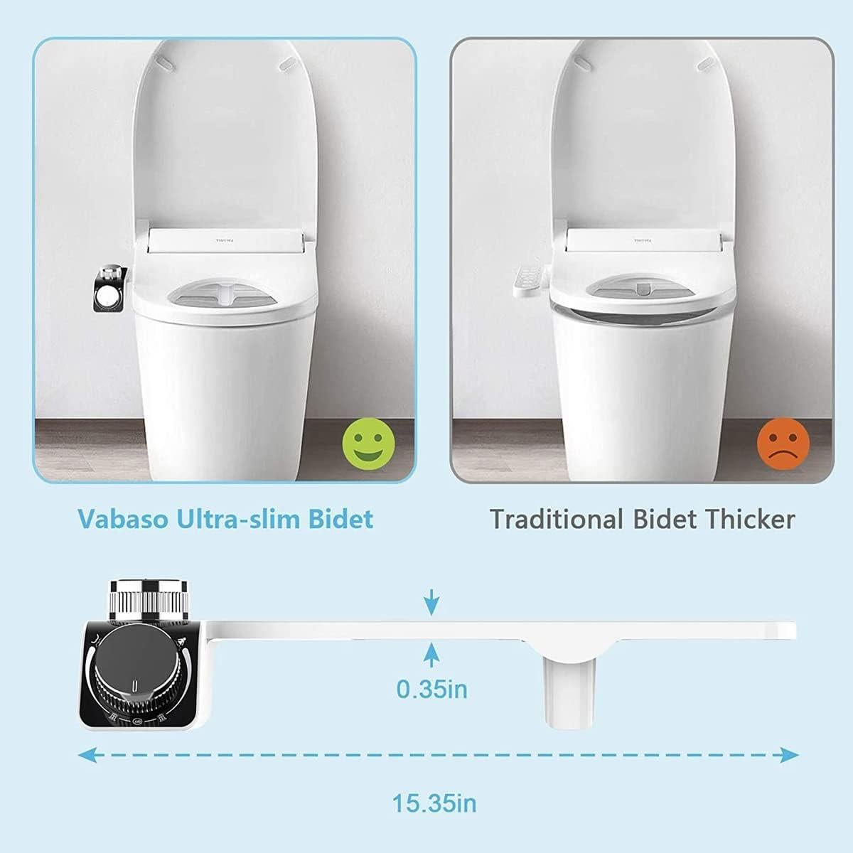Bidet manual CTobd doble boquilla agua tibia ajustable