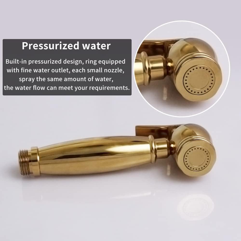 Rociador de Bidet de Mano AYIVG Dorado Montaje en Pared