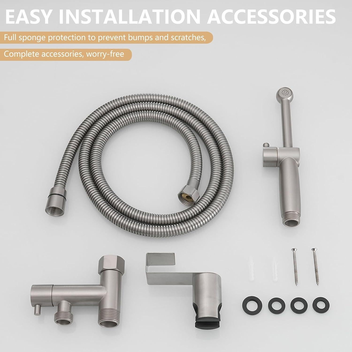 Juego de Rociador de Bidet BATHLAVISH Latón Oro Cepillado