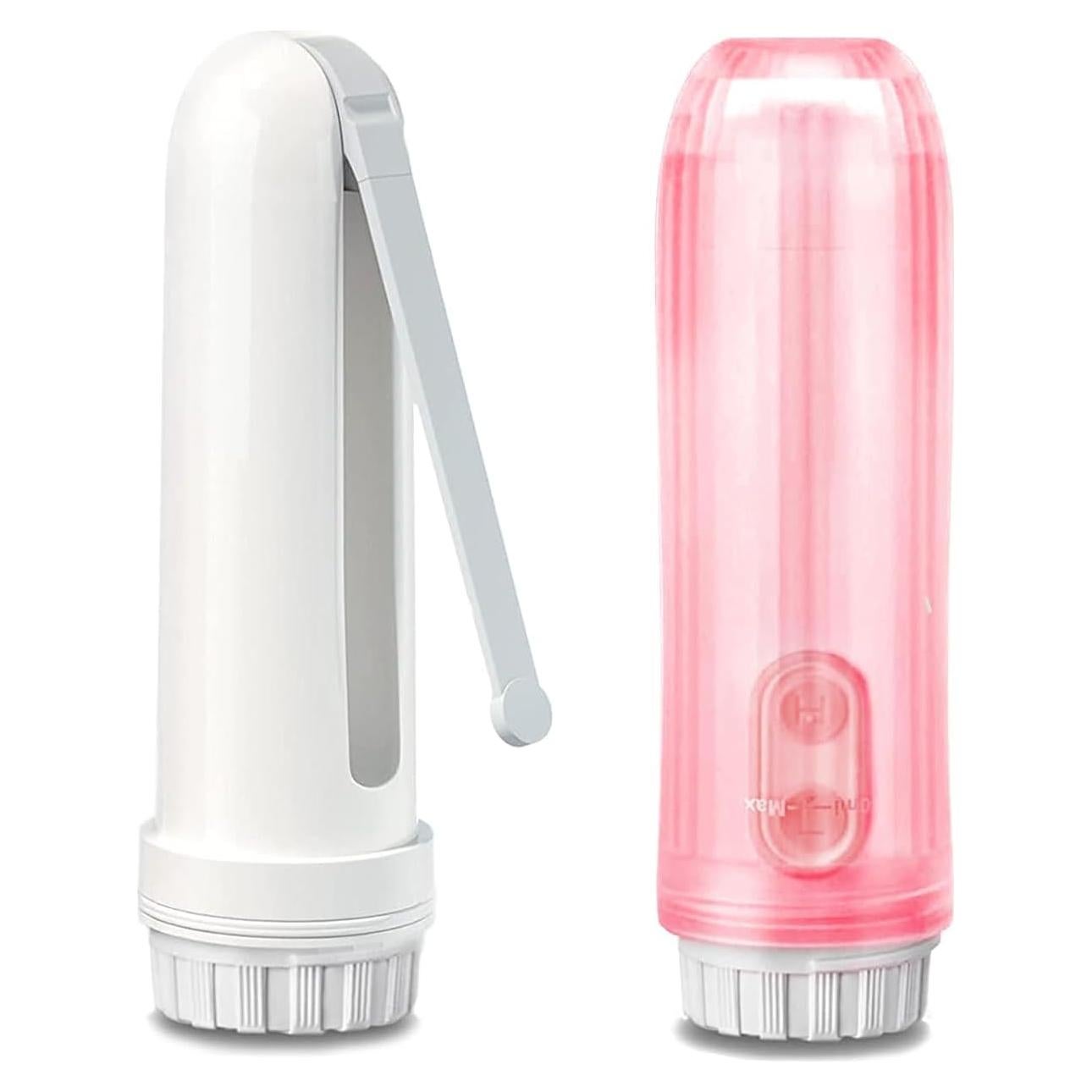 Bidet Portátil Eléctrico ISENXI Rosa - Compacto y Reutilizable