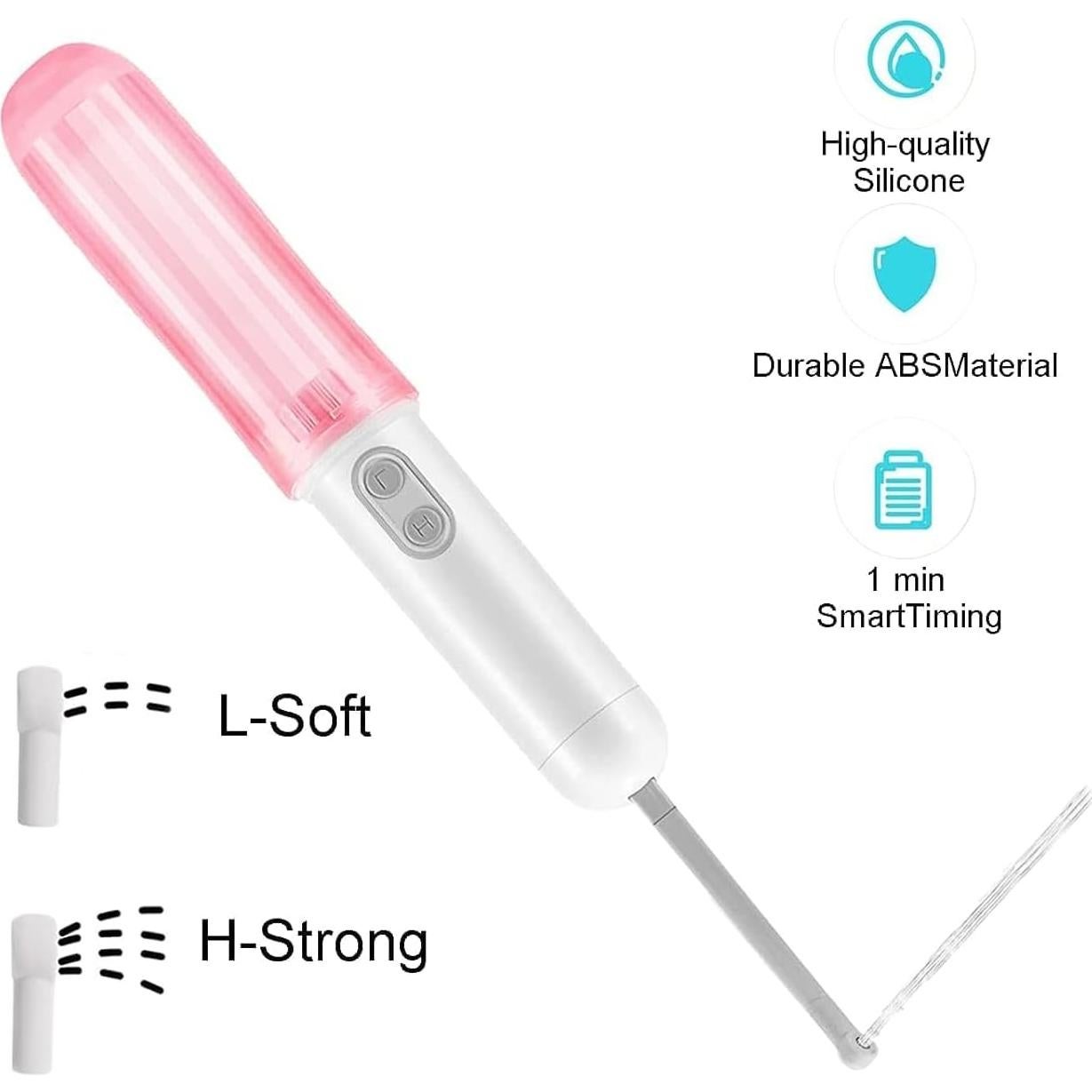 Bidet Portátil Eléctrico ISENXI Rosa - Compacto y Reutilizable