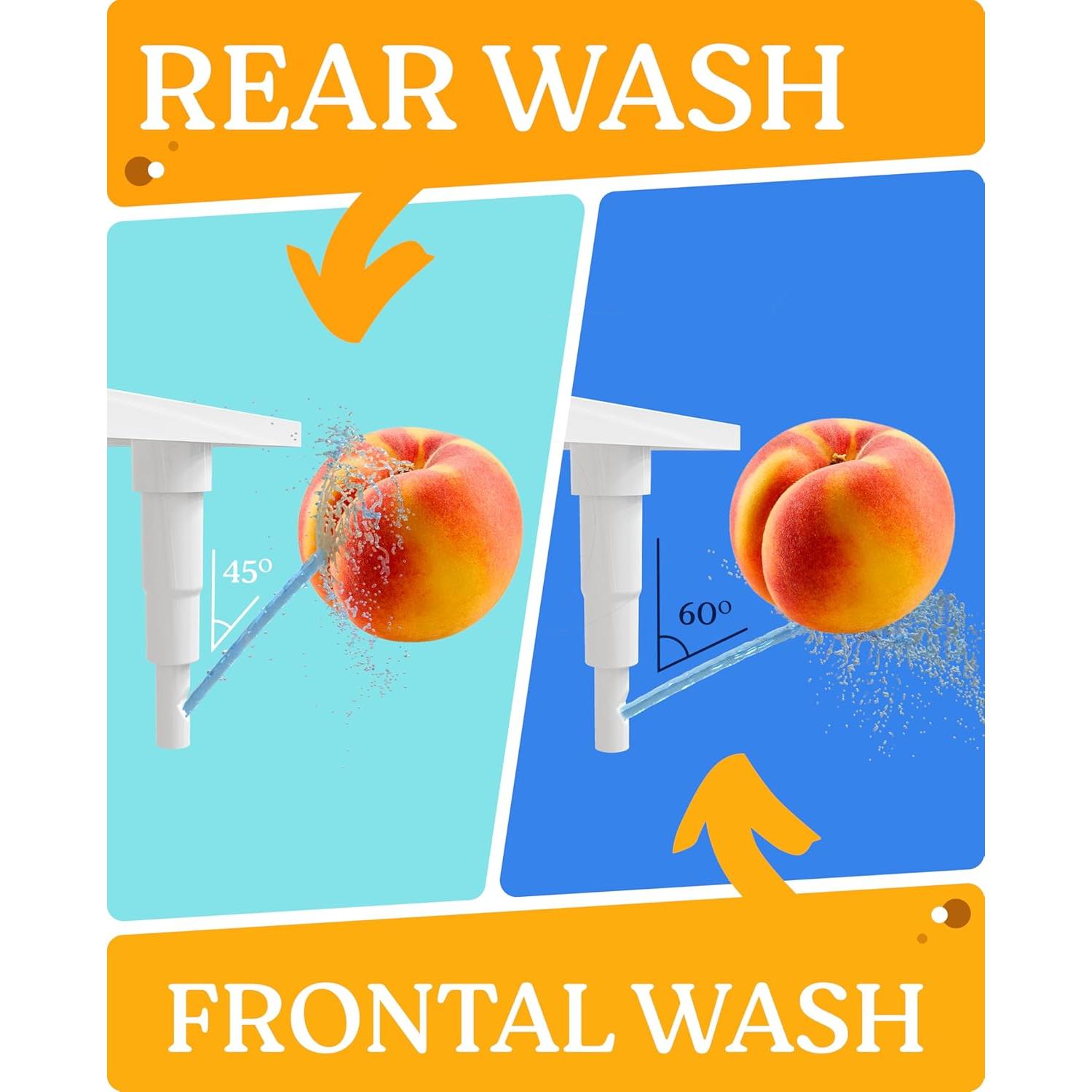 Accesorio de Bidet Caliente y Frío Clear Rear - Doble Boquilla