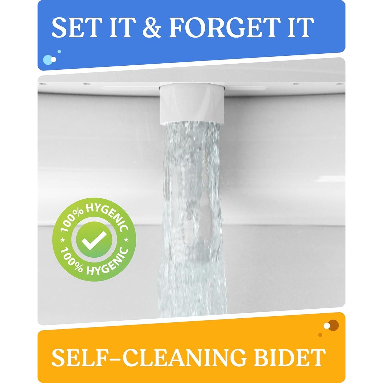 Accesorio de Bidet Caliente y Frío Clear Rear - Doble Boquilla