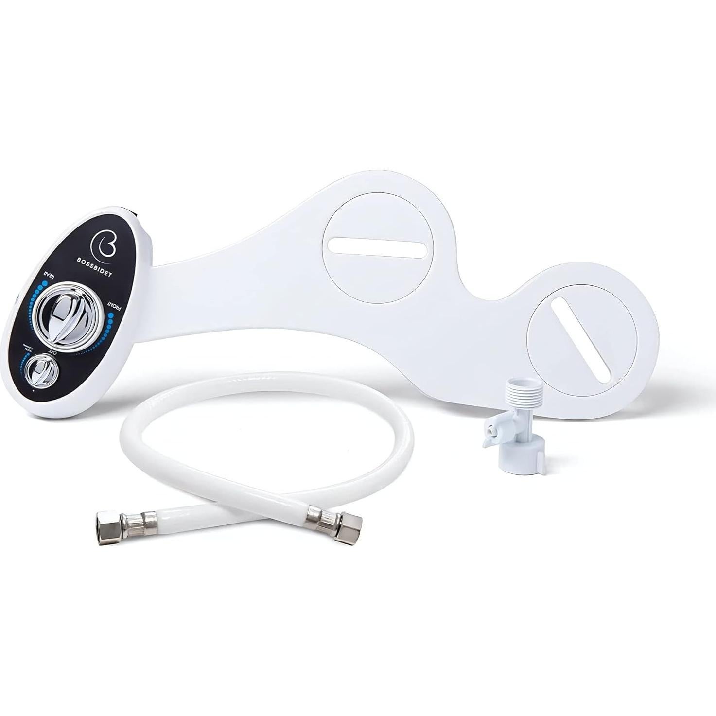 Bidet Boss Luxury - Accesorio para Inodoro, Doble Boquilla