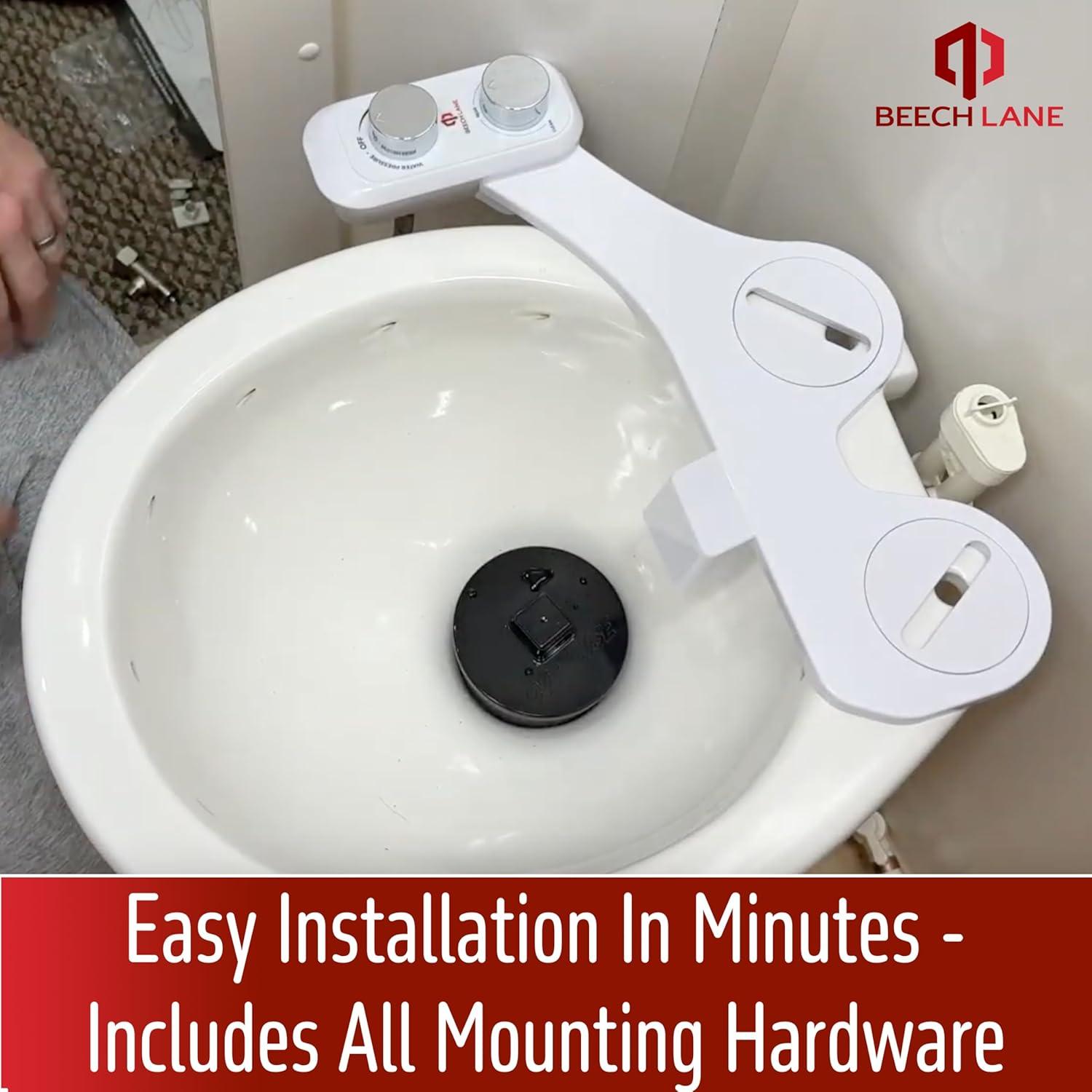 Bidet Beech Lane para RV, autolimpiante, fácil instalación