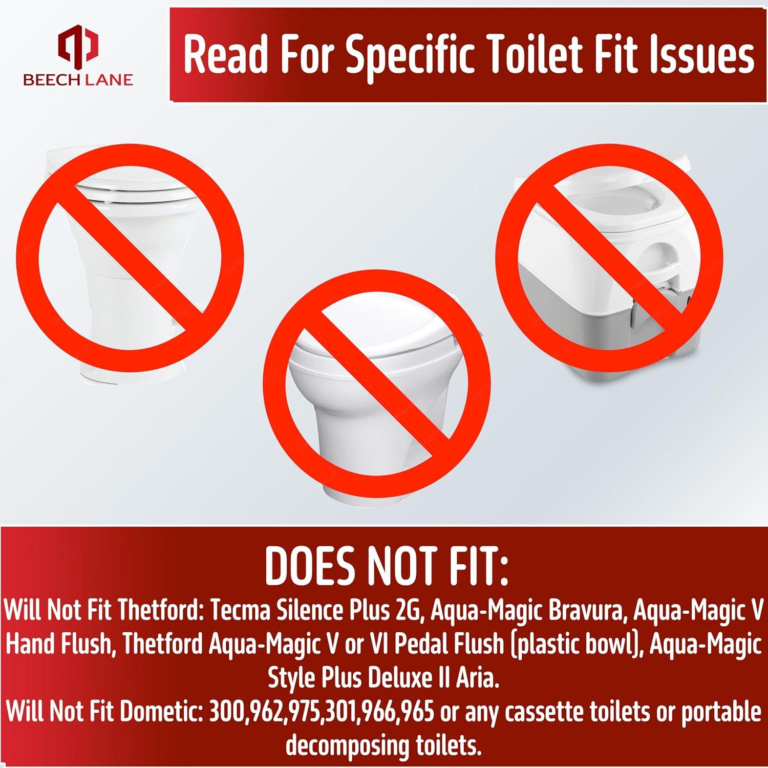 Bidet Beech Lane para RV, autolimpiante, fácil instalación