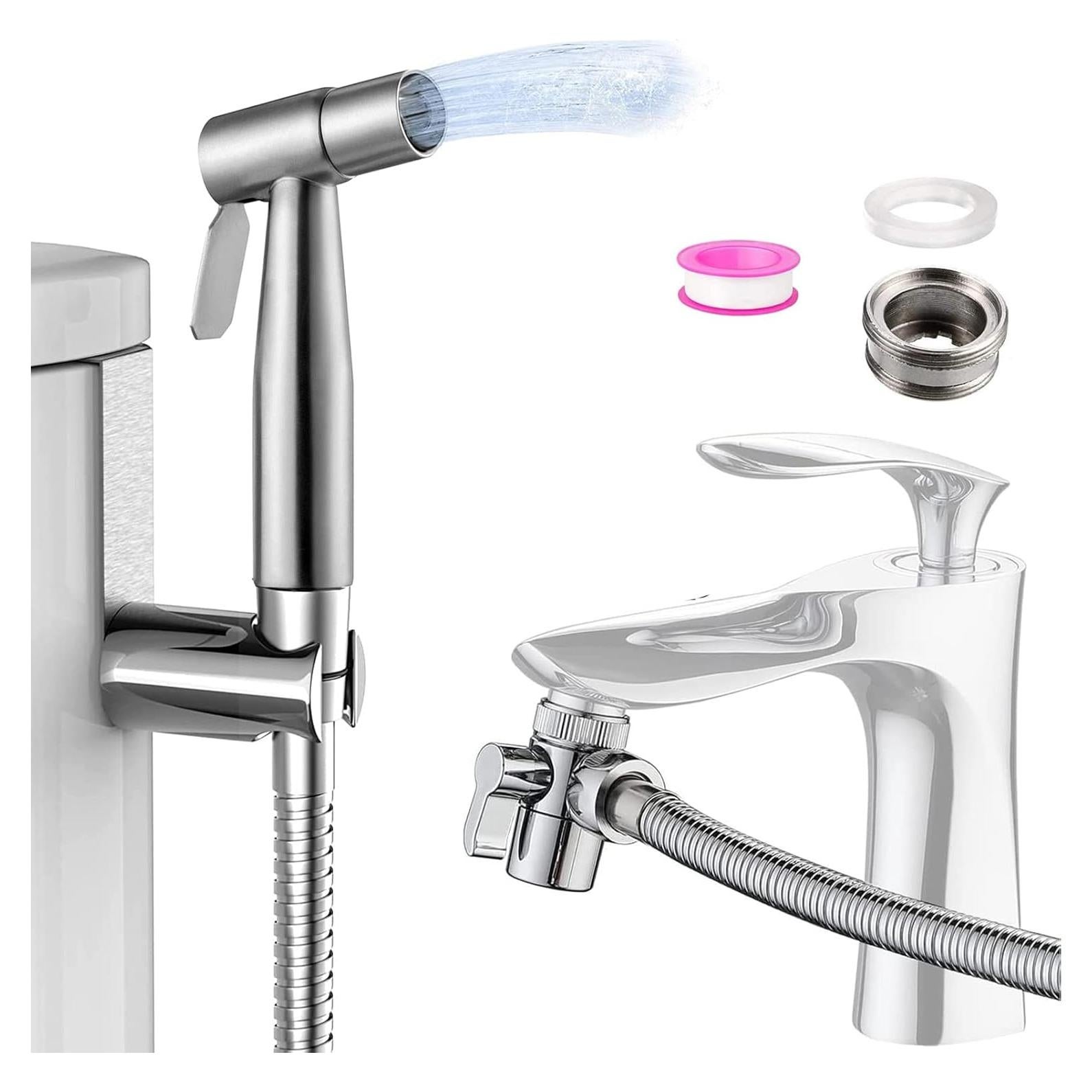 Rociador de Bidet ABSOK Acero Inoxidable 1.5m Moderno