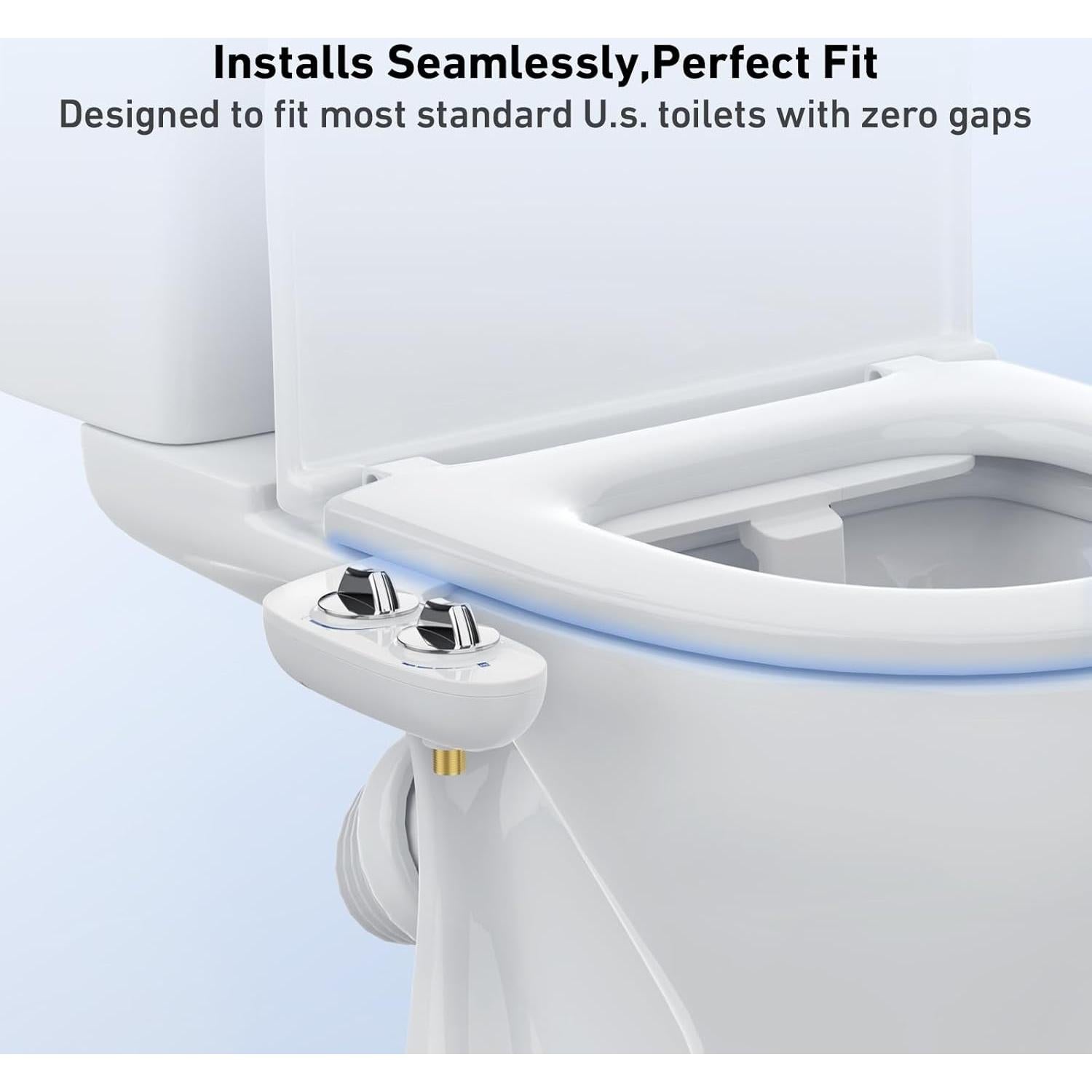 Accesorio de Bidet Portátil Homfan Doble Boquilla Ajustable