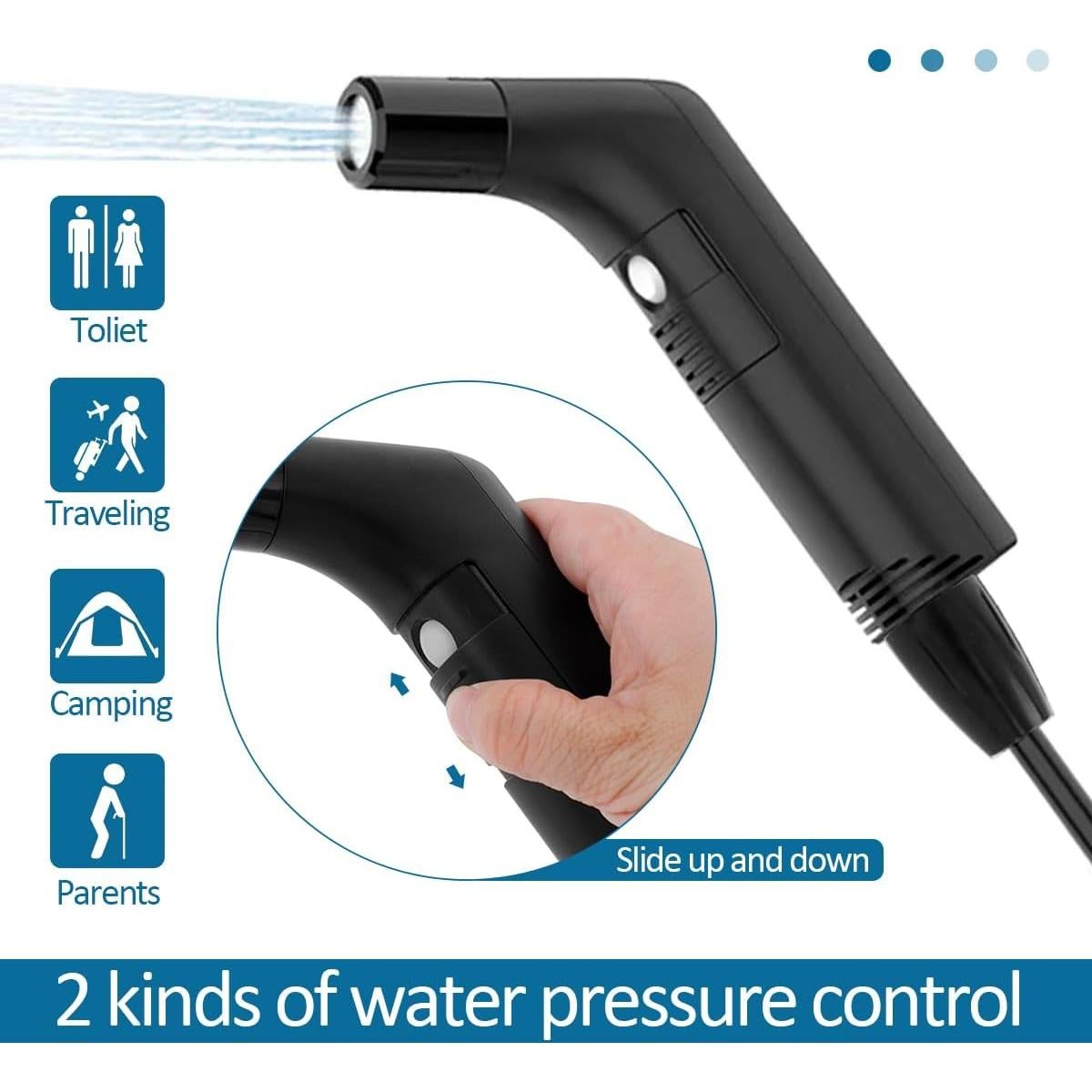 Bidet eléctrico portátil Teabelle 2.3L USB para viaje