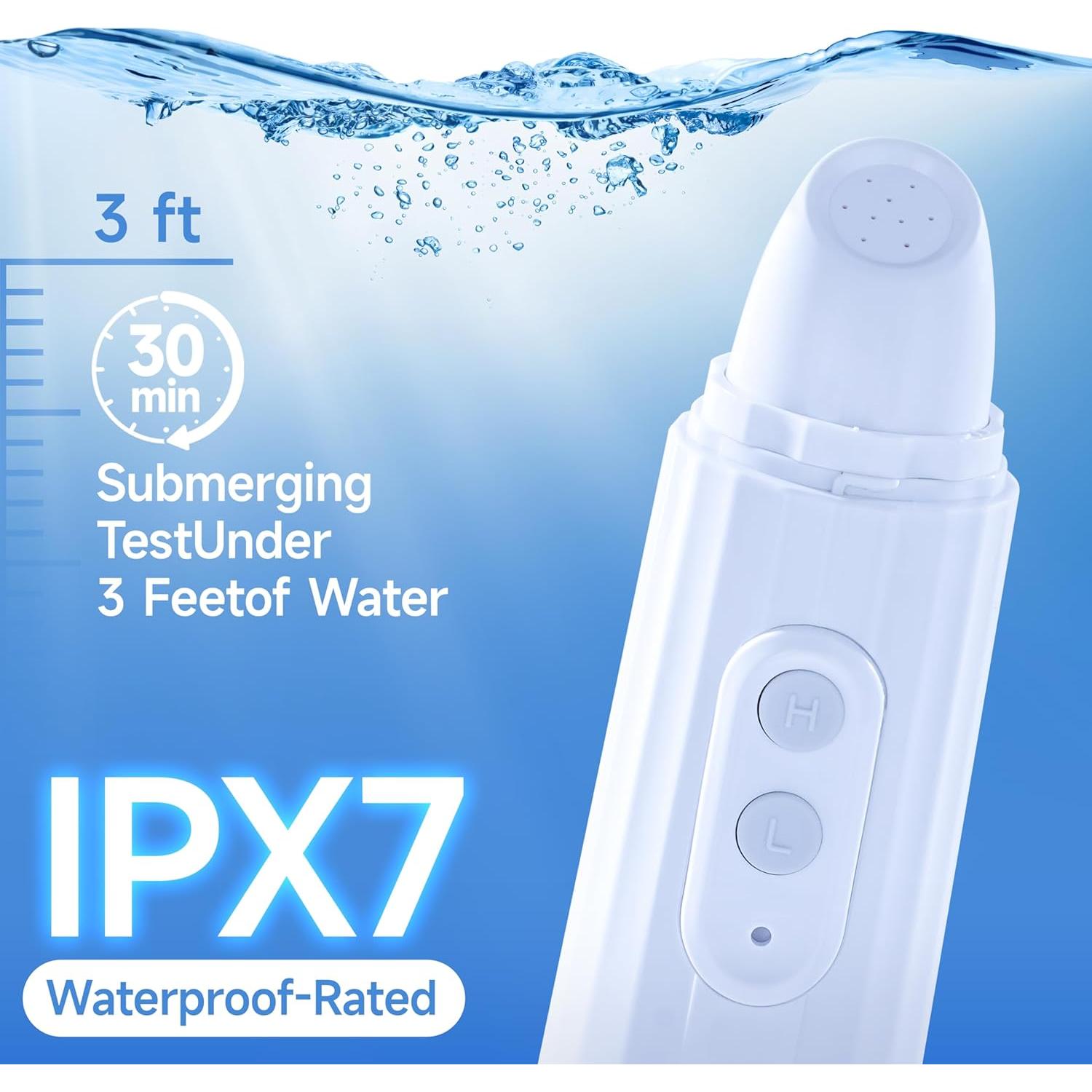 Bidet Portátil Eléctrico VFD 550ml Recargable USB