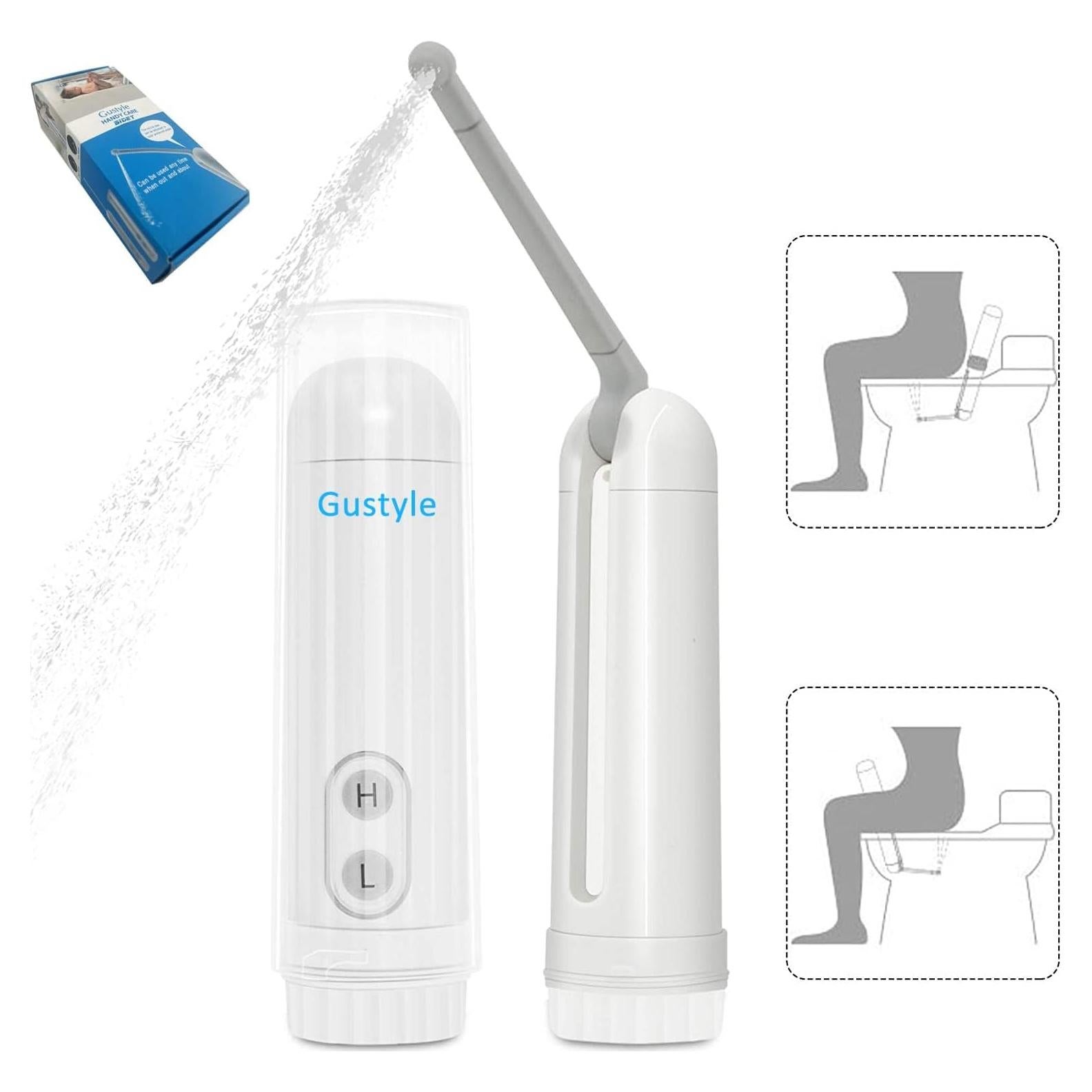 Bidet de Viaje Portátil GUSTYLE GS002-S 140ml IPX6
