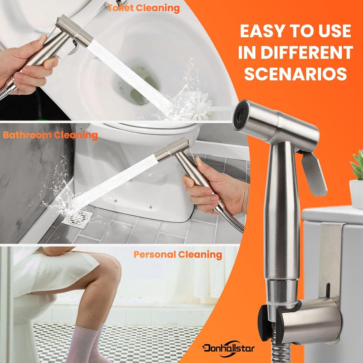 Rociador Musulmán de Mano Donhallstar Acero Inoxidable 0,66 kg